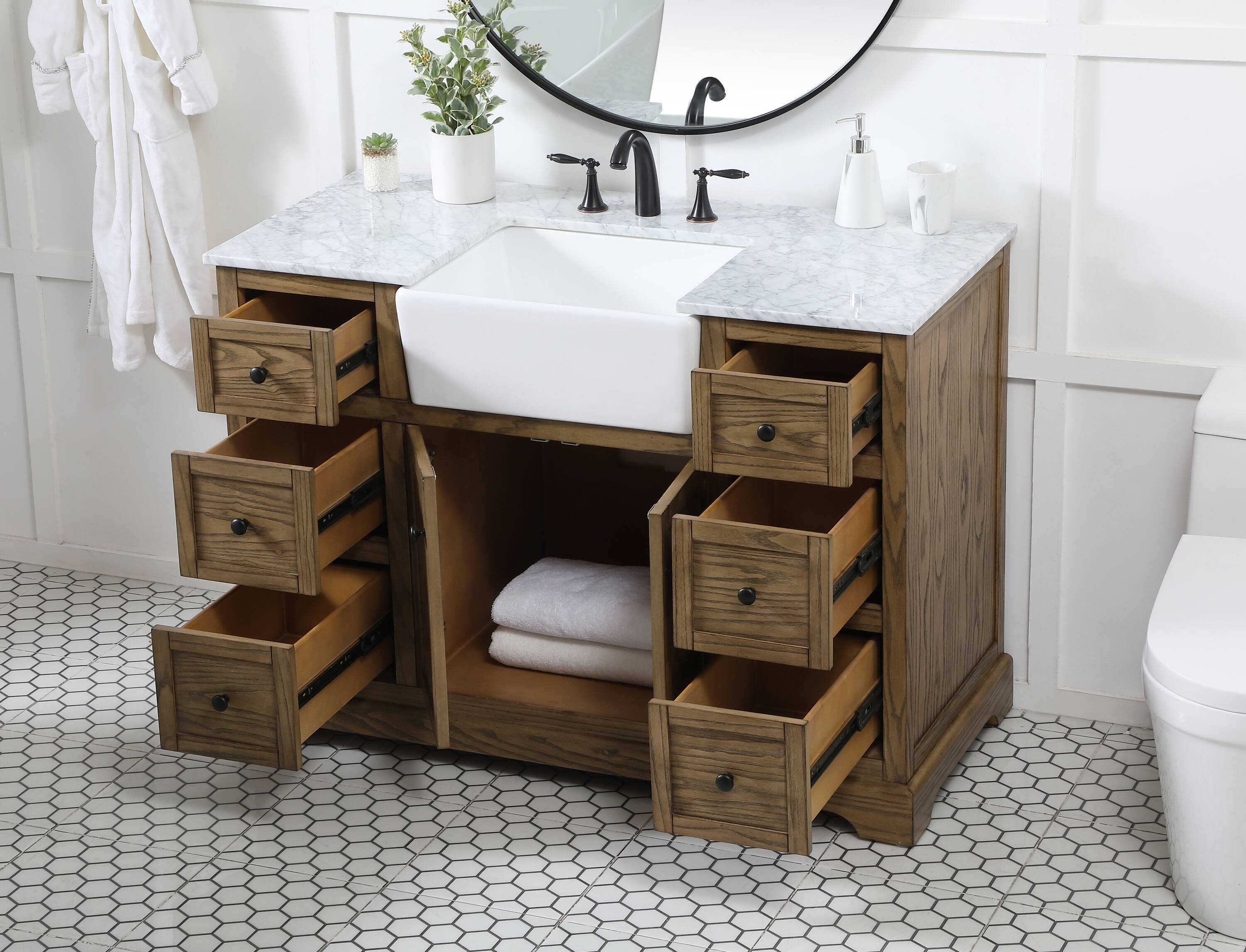 Elegant Decor HF180744DW Bath-Vanity-Combo - View #4