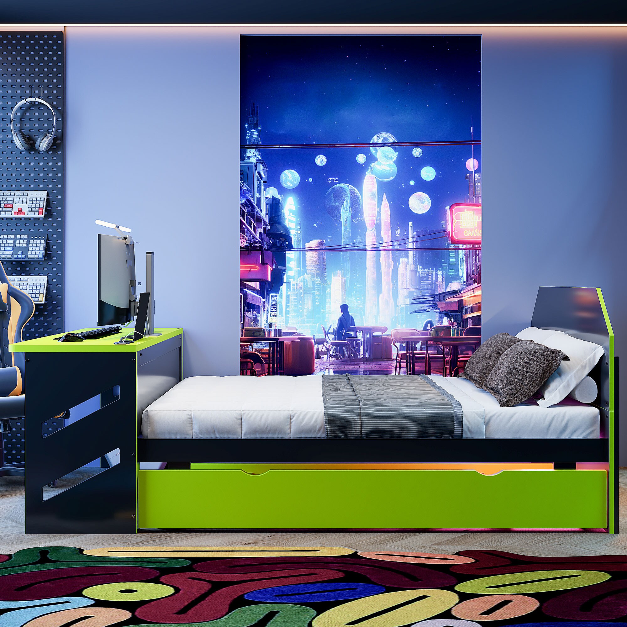 ModernLuxe L3P-LT000262AAG beds - View #20