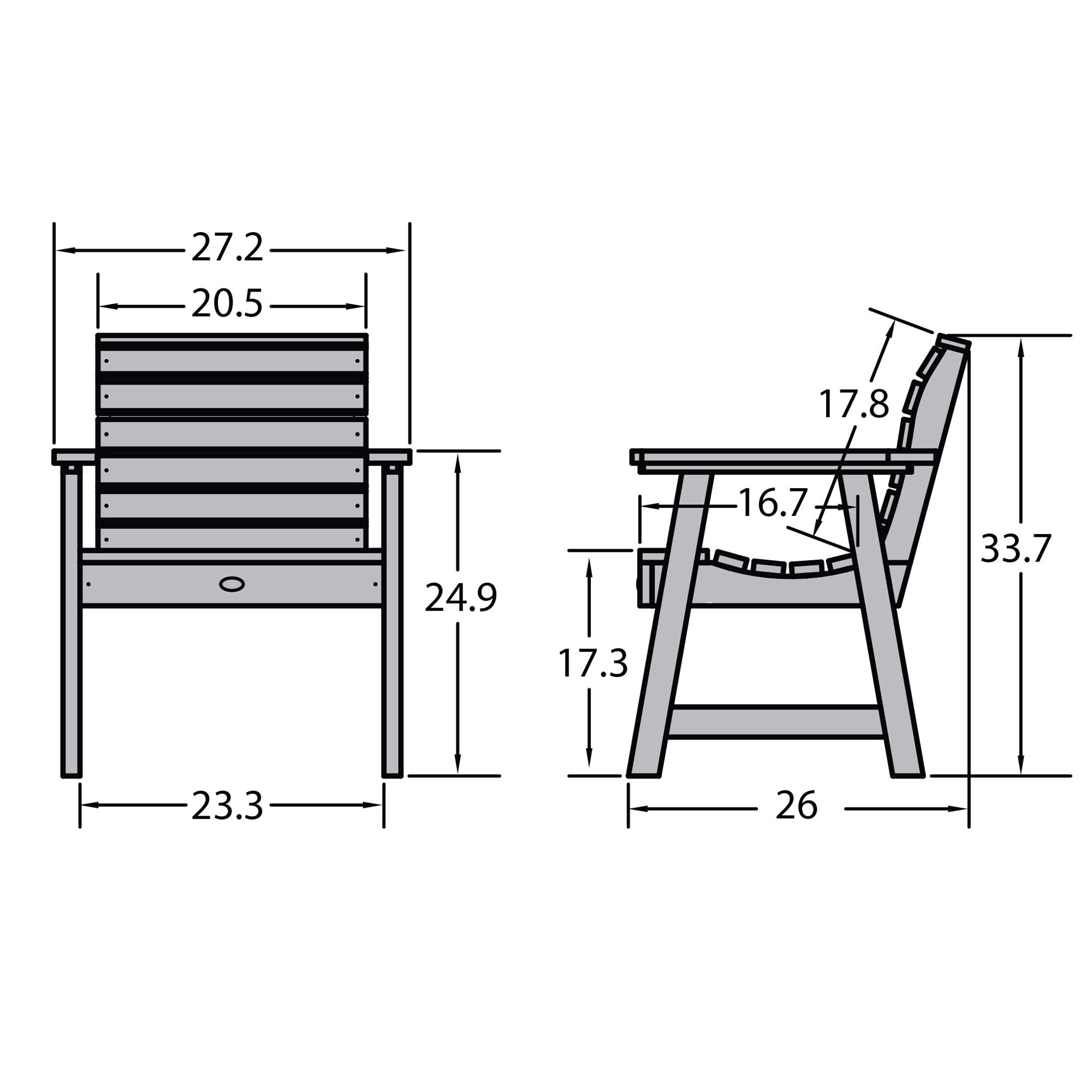 highwood AD-CHGW1-EUC Patio-Chairs - View #6