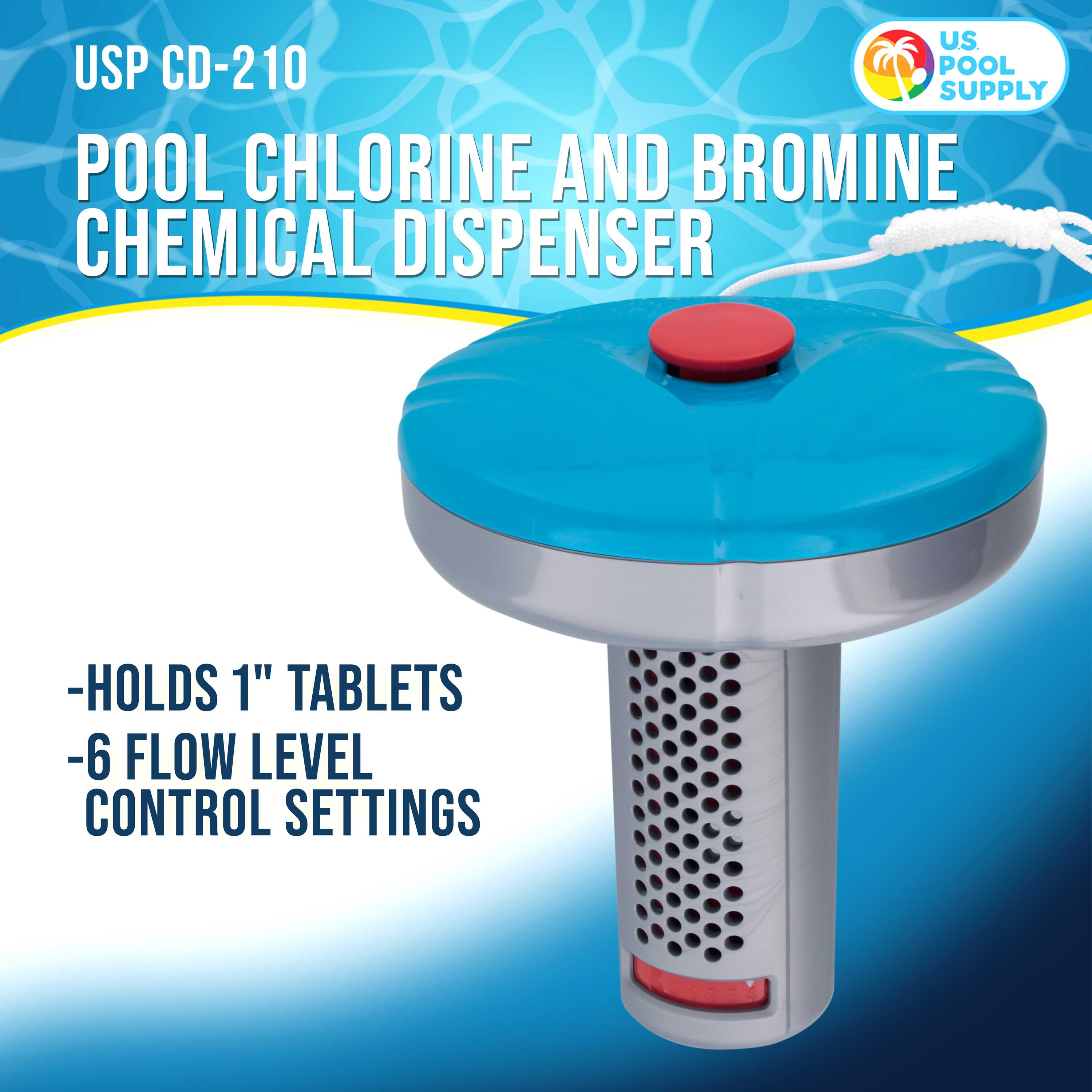 U.S. Pool Supply Floating Spa Hot Tub and Small Pool Chlorine and ...