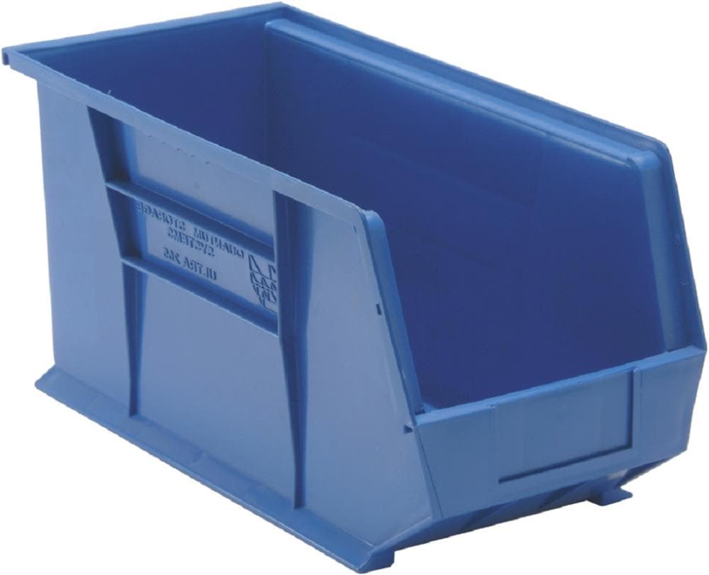 Quantum Storage Systems Divider Box Containers, Plastic, 16.5 W x