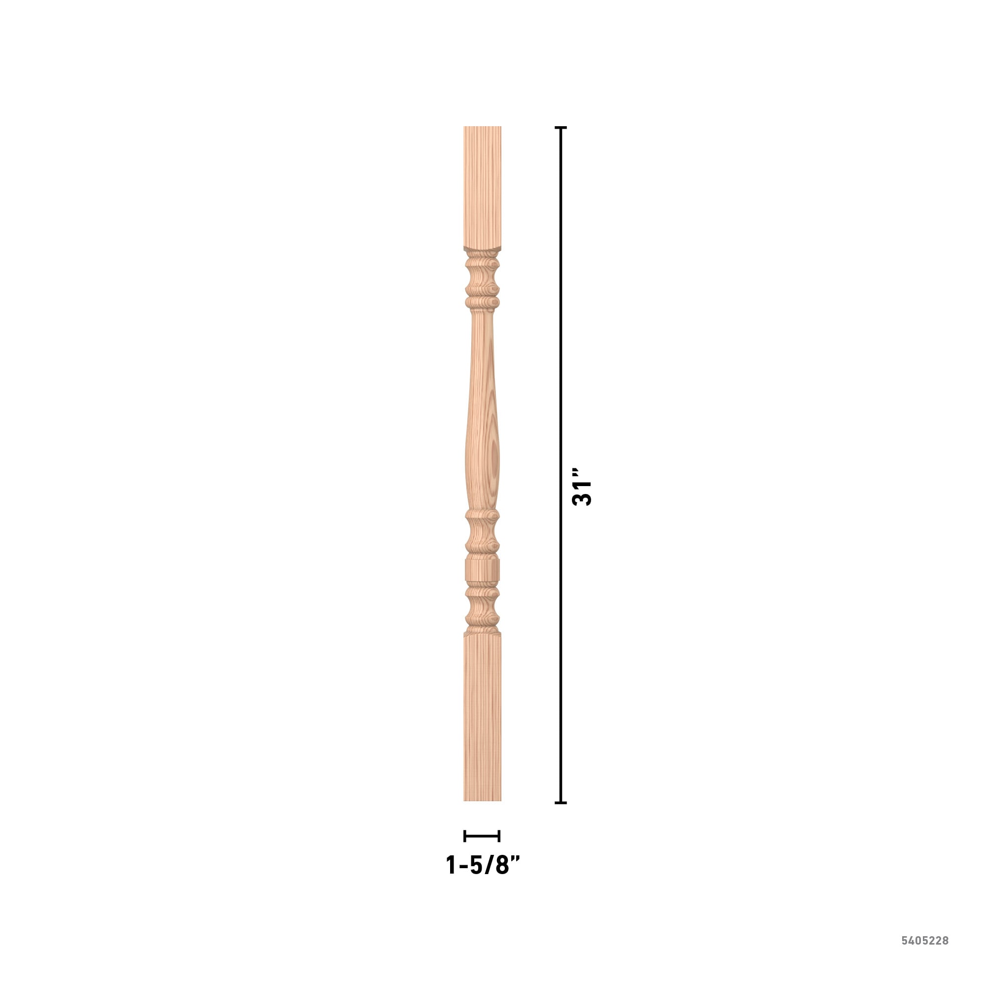 L.J. Smith Stair Systems S-5005-H 31 Interior-Stairpart-Balusters - View #4