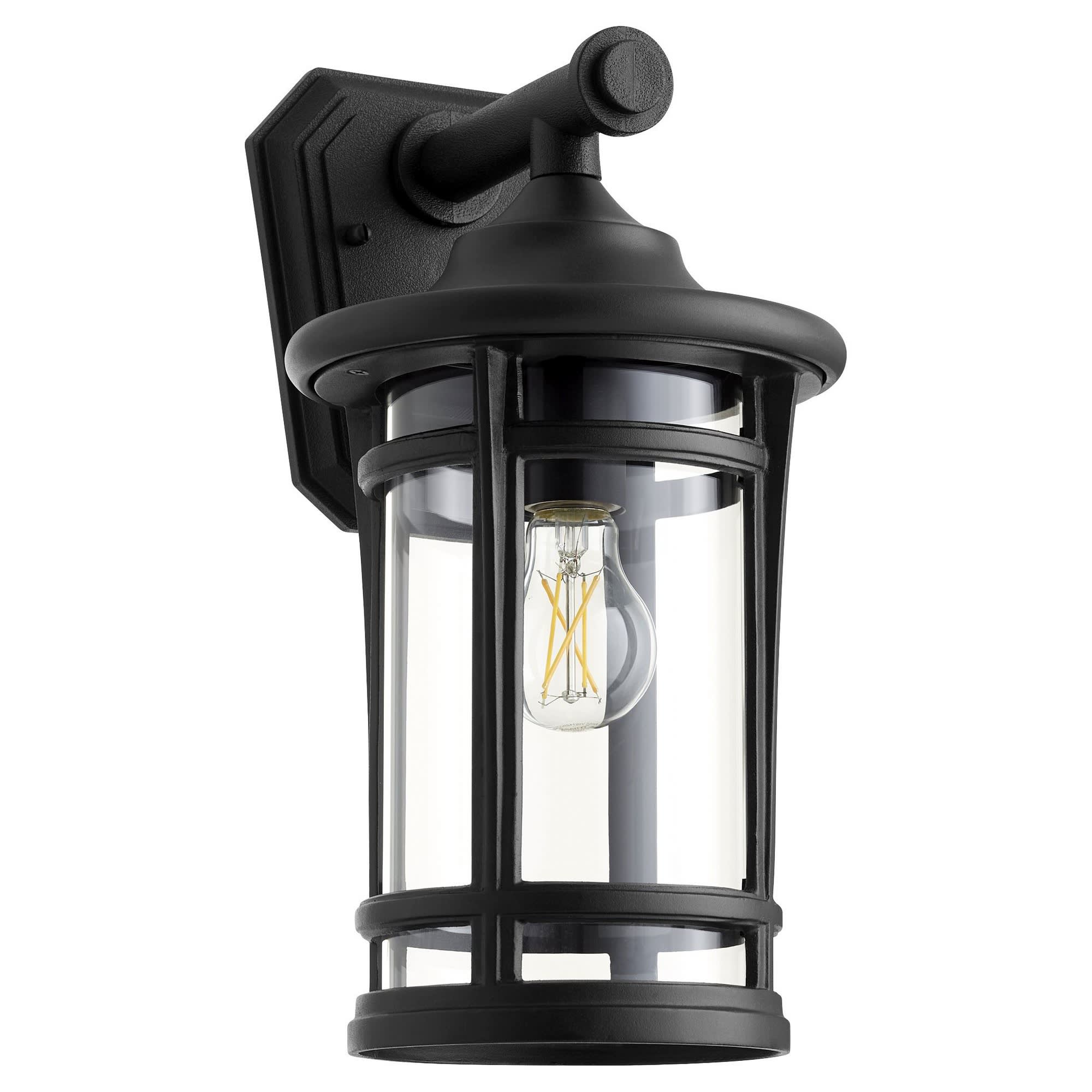 Quorum International A-QUORUM-718-15-69 Haley  -  Noir  -  Transitional Glass Sconce