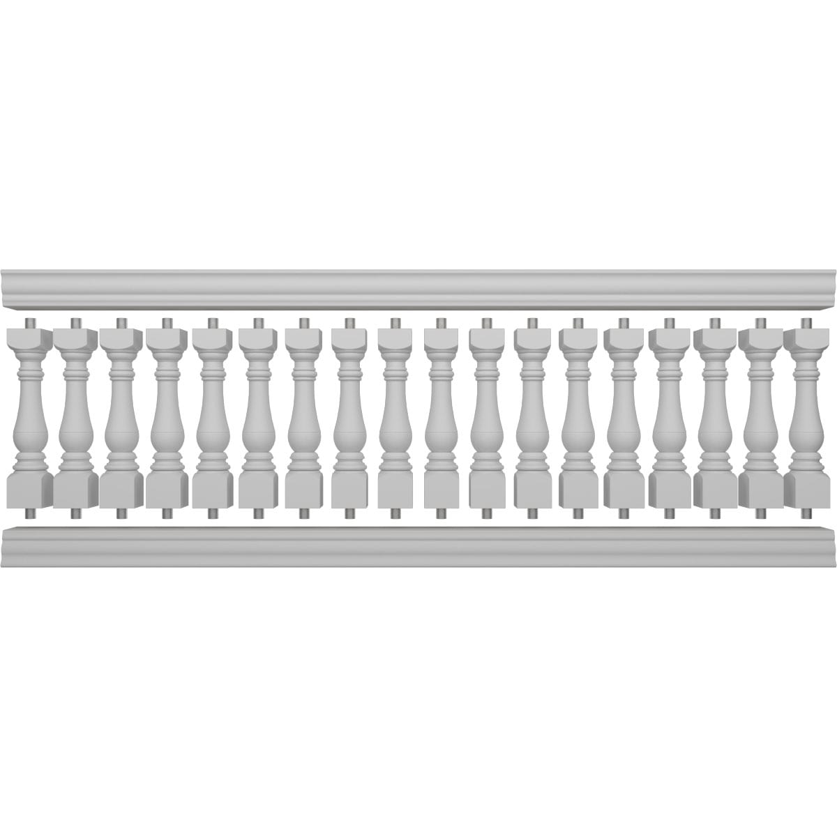 Ekena Millwork BALK40X120BRD railings - View #5