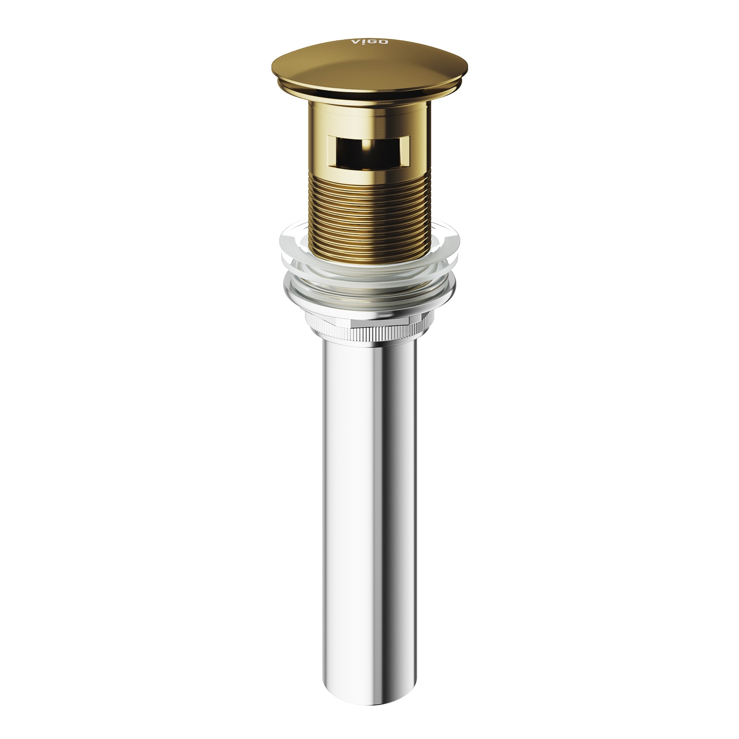 VIGO VG16002MG Matte Brushed Gold Bathroom Sink pop up drain