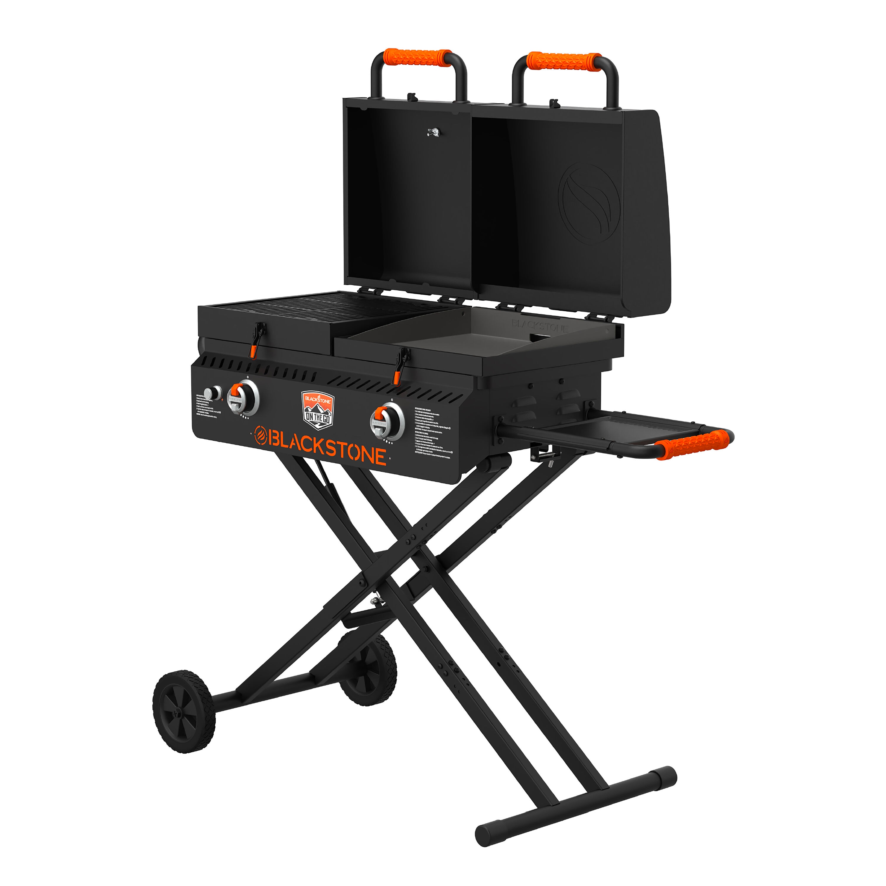 Blackstone On the Go Tailgater Griddle Combo 534-Sq in Black Portable ...