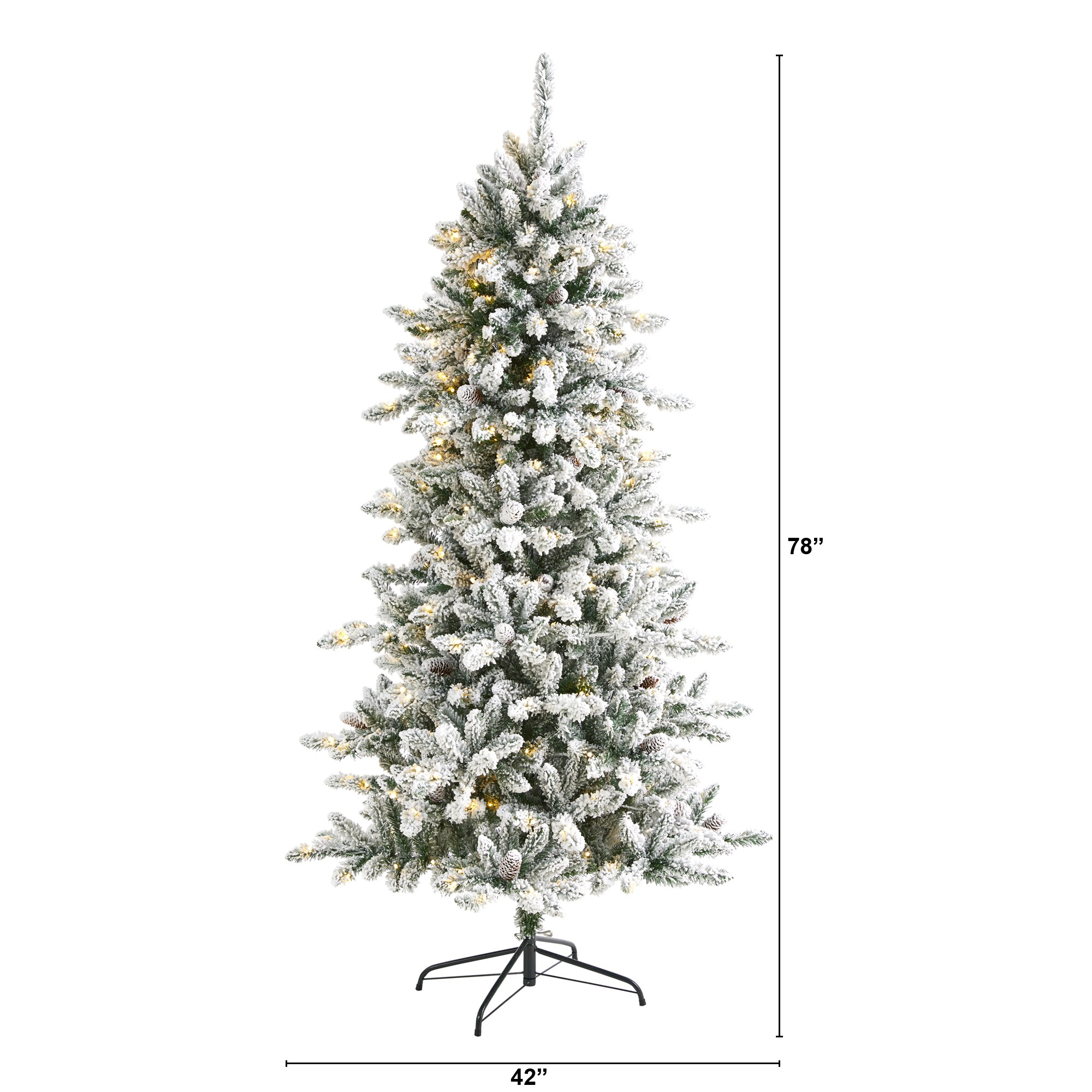 Nearly Natural T1612 Artificial-Christmas-Trees - View #3
