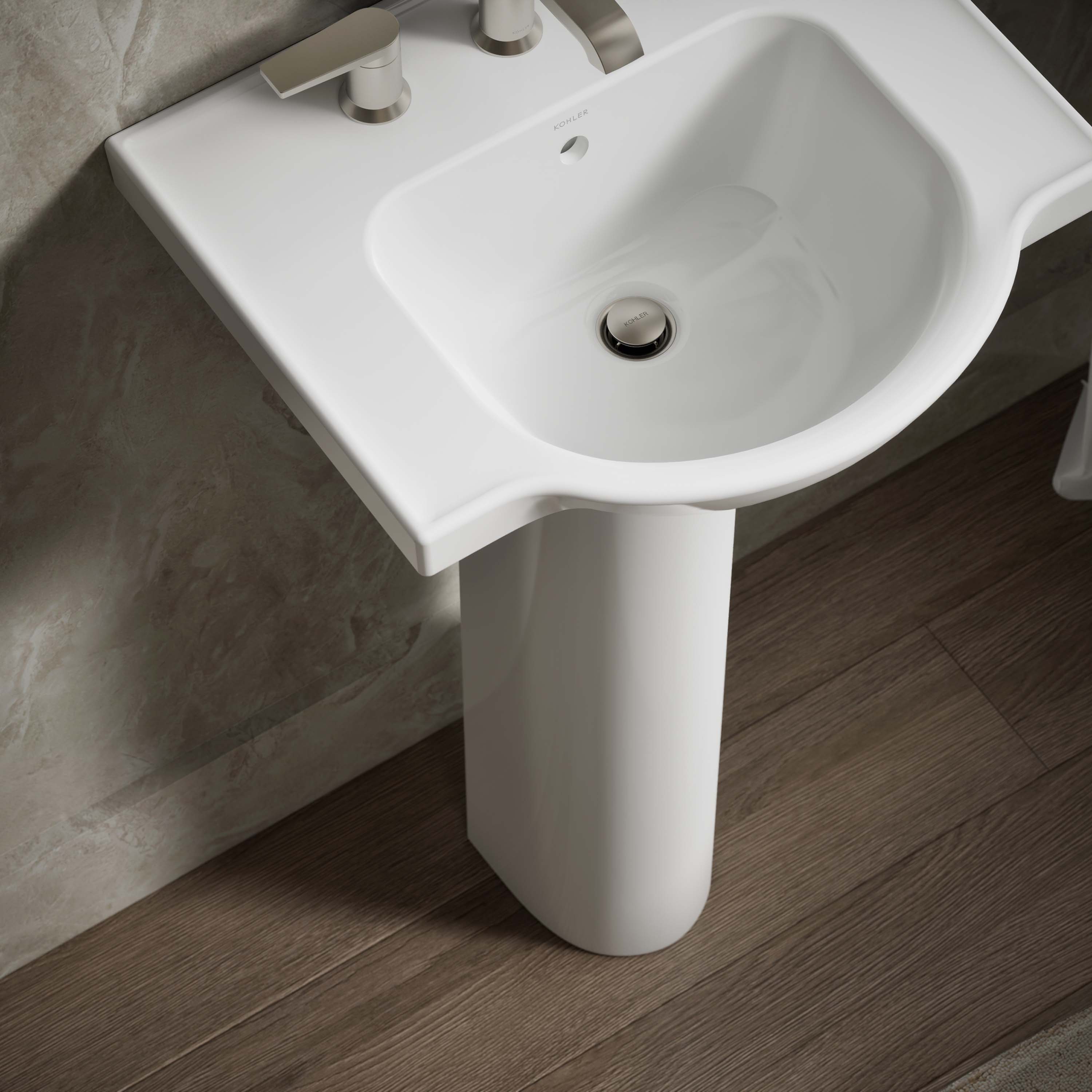 KOHLER 5247-8-0 Complete-Pedestal-Lavatories - View #6