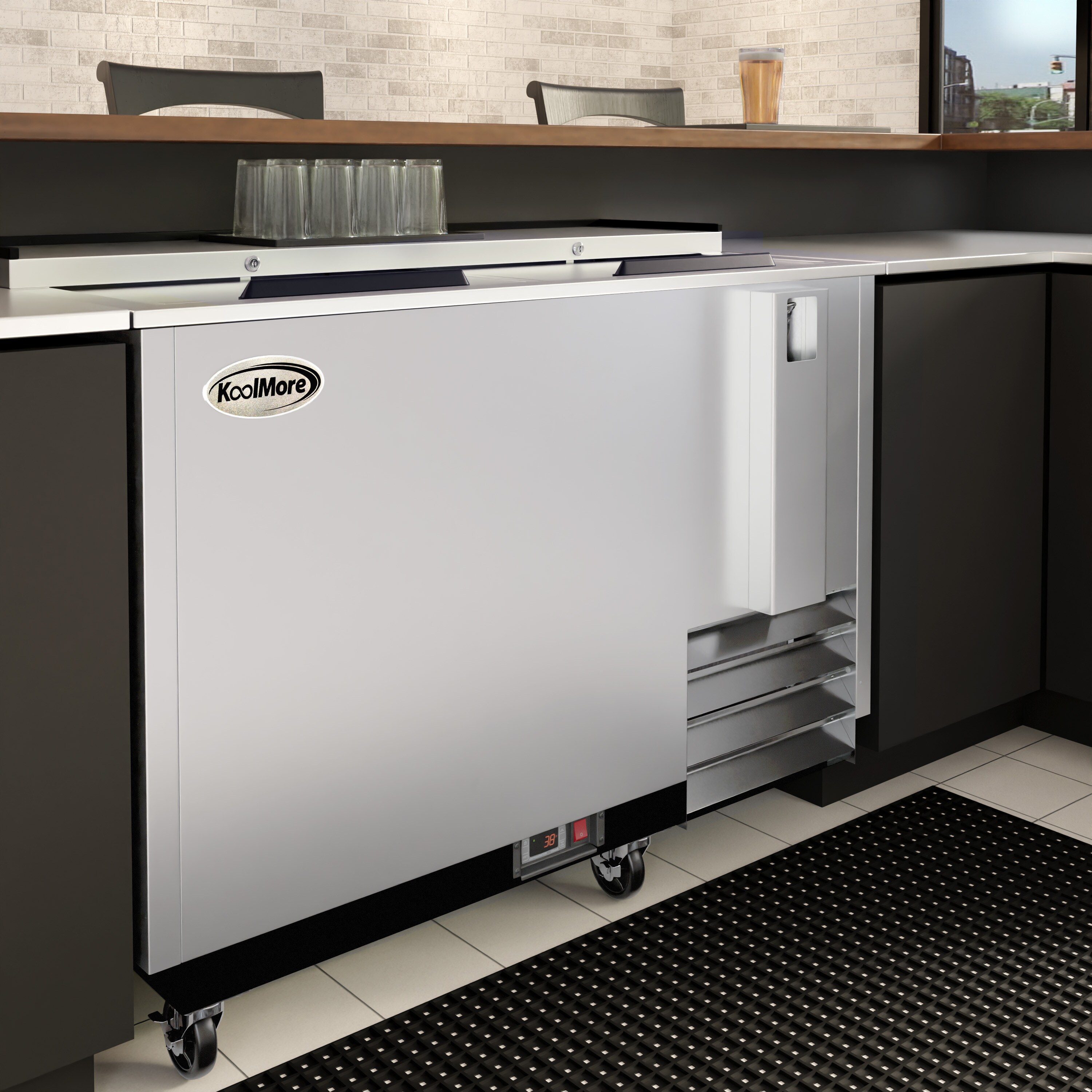 KoolMore LOW-KM-GF50-SS Commercial-Freezers - View #3