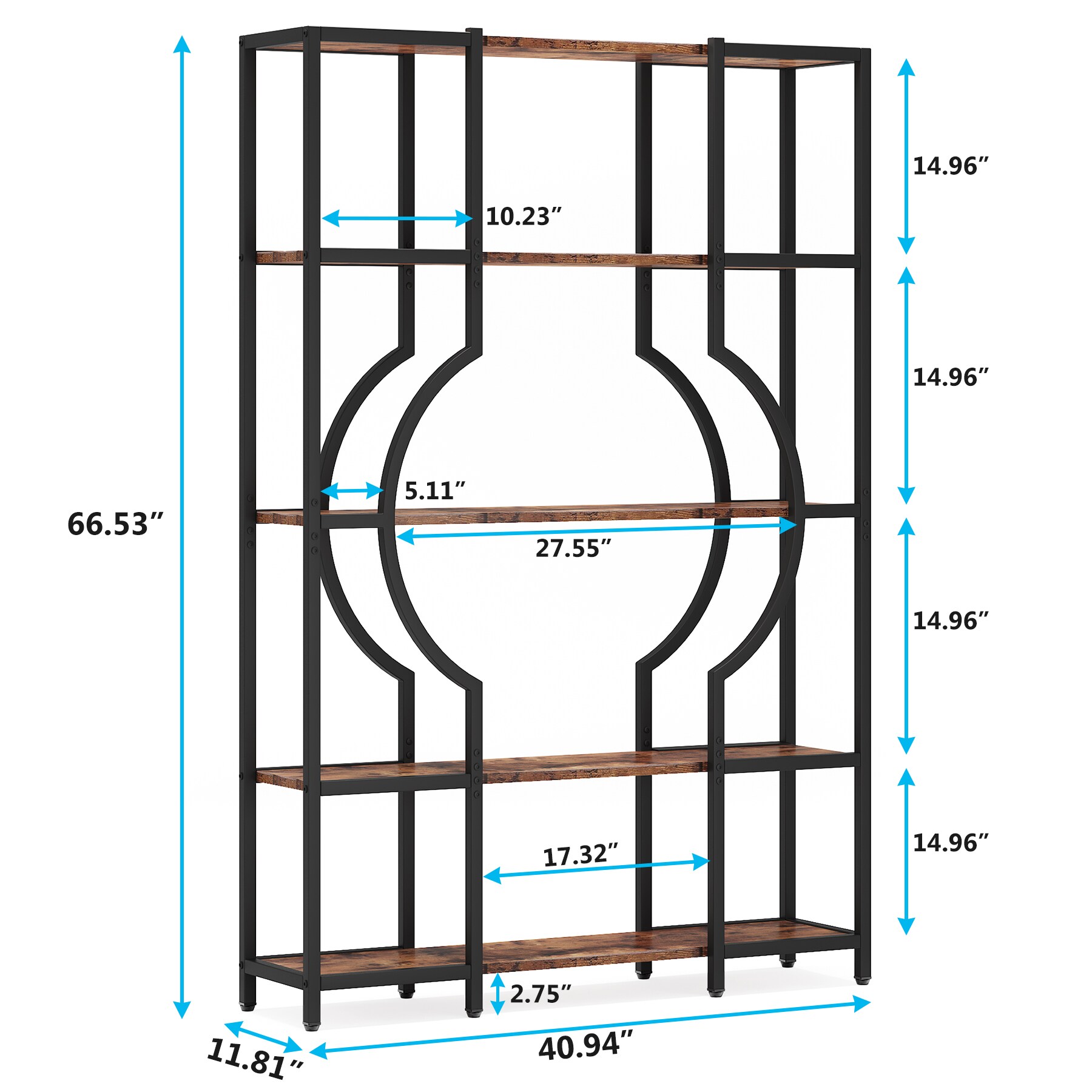 Tribesigns HOGA-C0775 bookcases - View #7