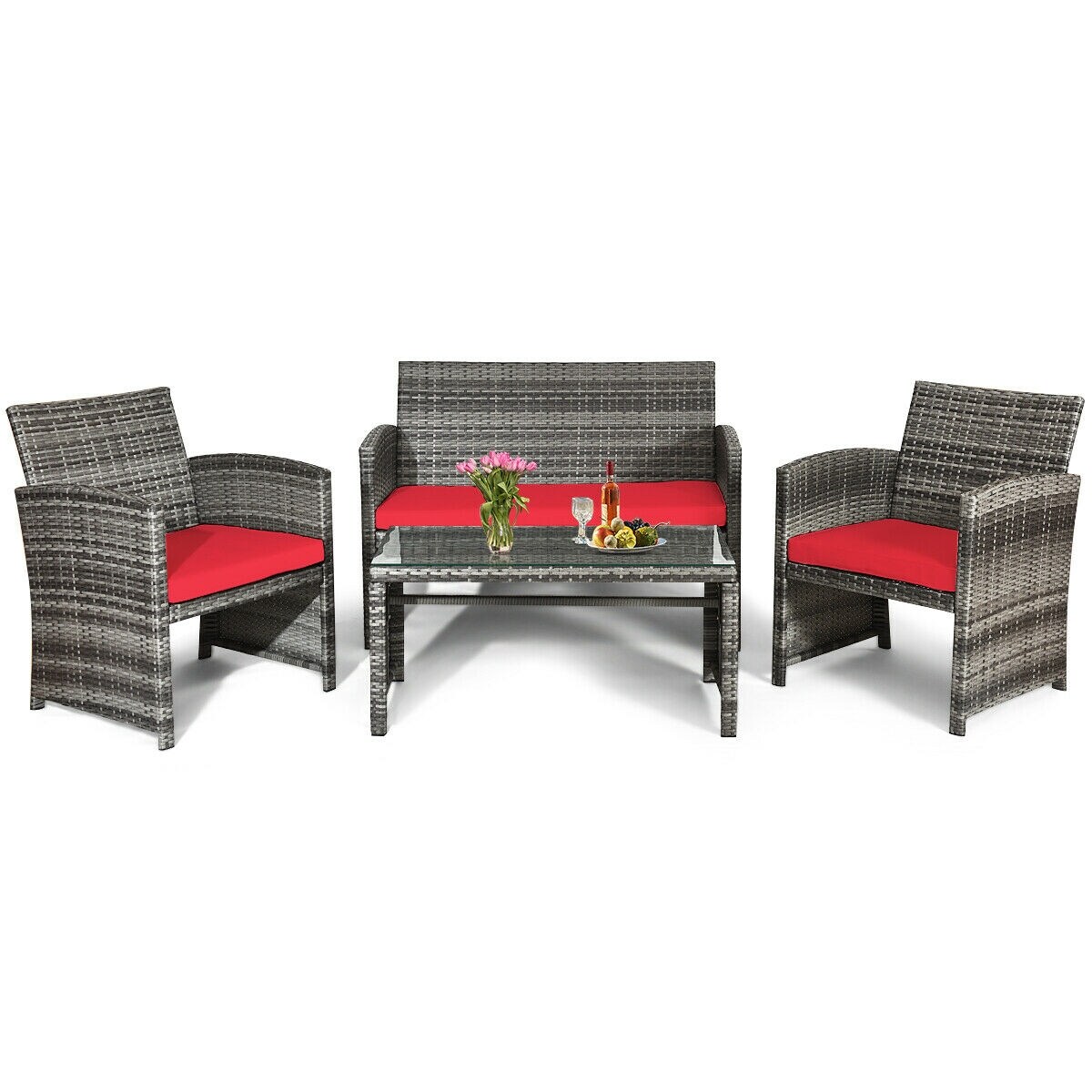 Clihome CWCH-HW63238RE Patio-Conversation-Sets - View #2