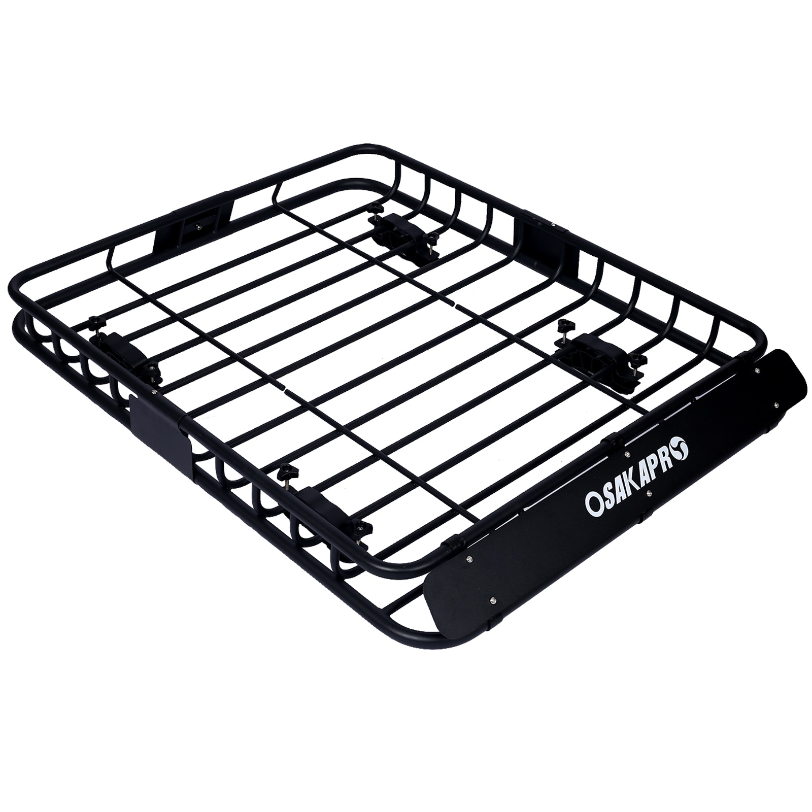 Kahomvis GH-QP214-105 Rooftop Cargo Carrier Basket Motoring Roof Rack 36-in L x 46.5-in W x 4.7-in H Steel Roof Cargo basket