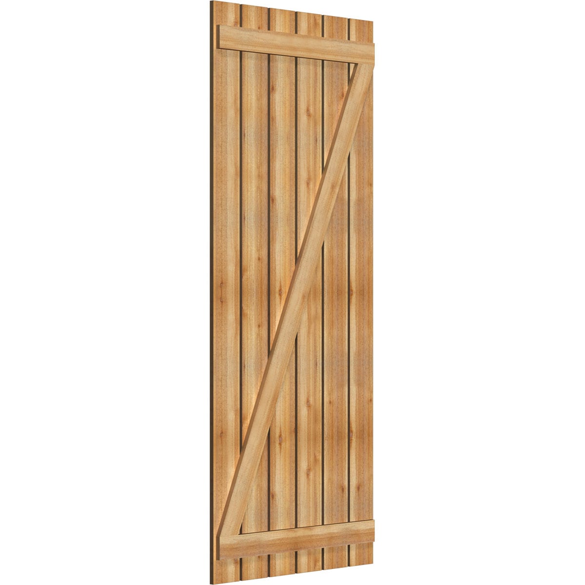 Ekena Millwork RBS06Z35X084RWR Exterior-Shutters - View #2