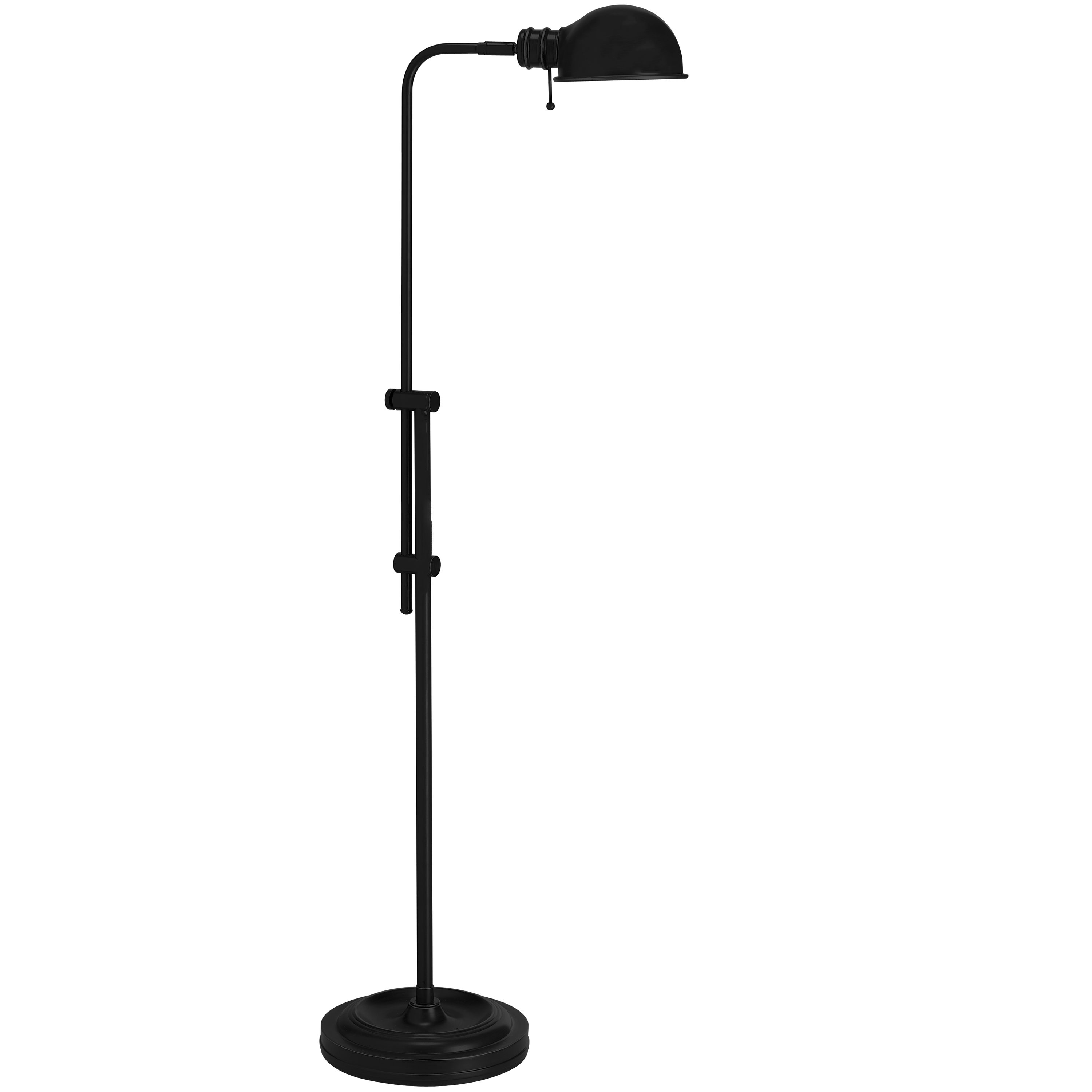 black pharmacy floor lamp