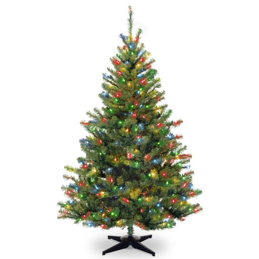 National Tree Company 6-ft Pre-Lit Traditional Artificial Christmas ...