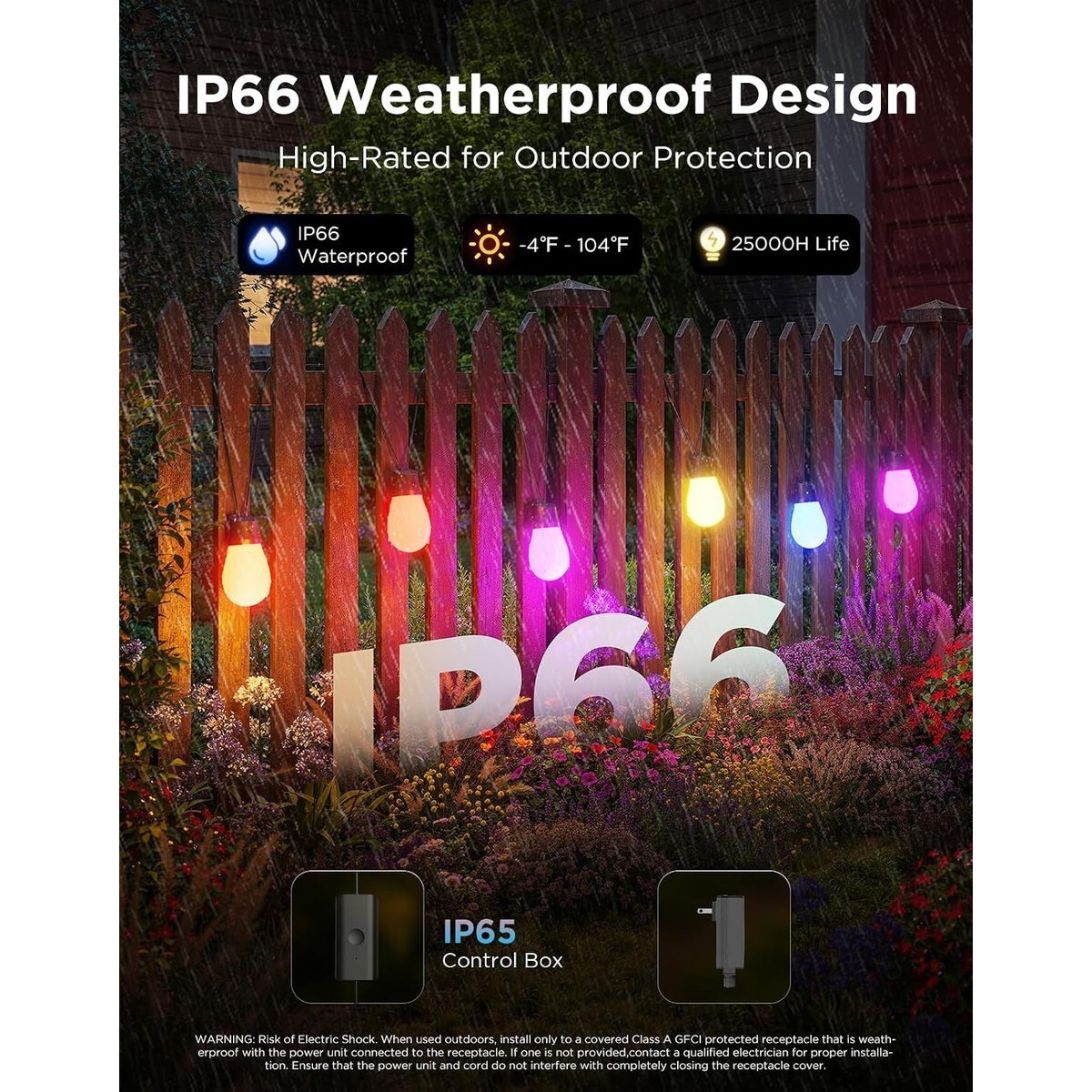 HEKCUIX LULIN-5A101A Patio-String-Lights - View #4