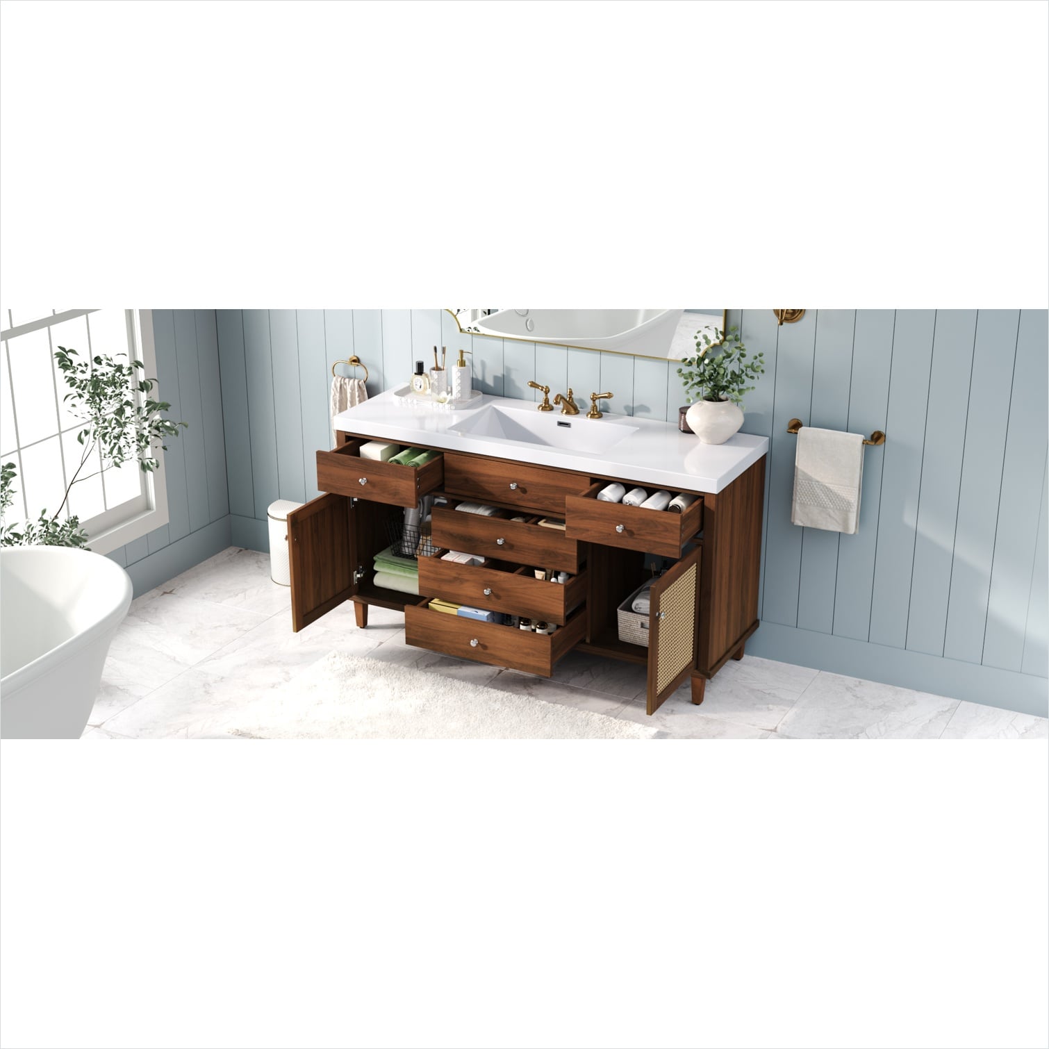 Watnature ONQA4S07CTKR Bath-Vanity-Combo - View #4