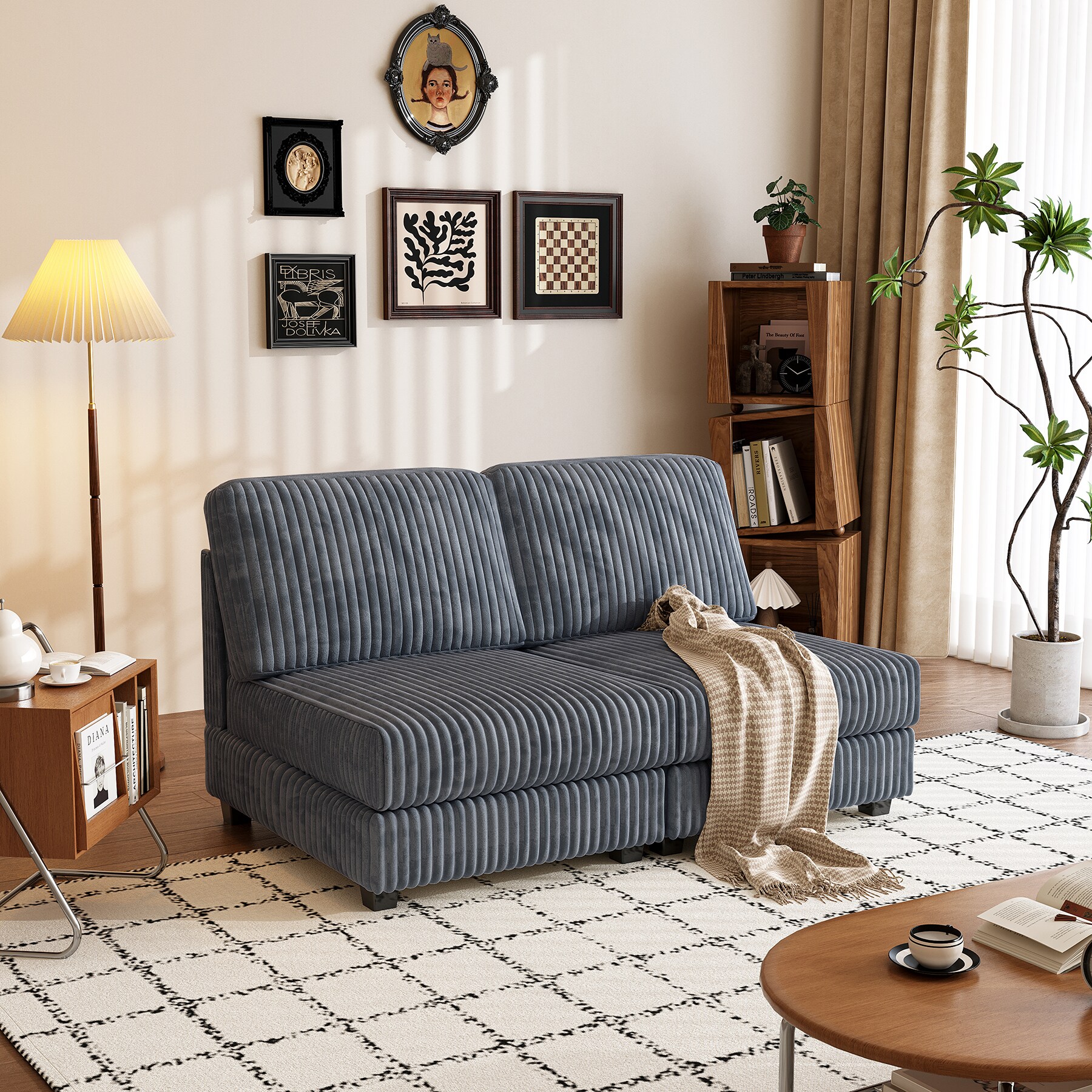 SINOFURN SYD7800012BL Sofas-Loveseats - View #2