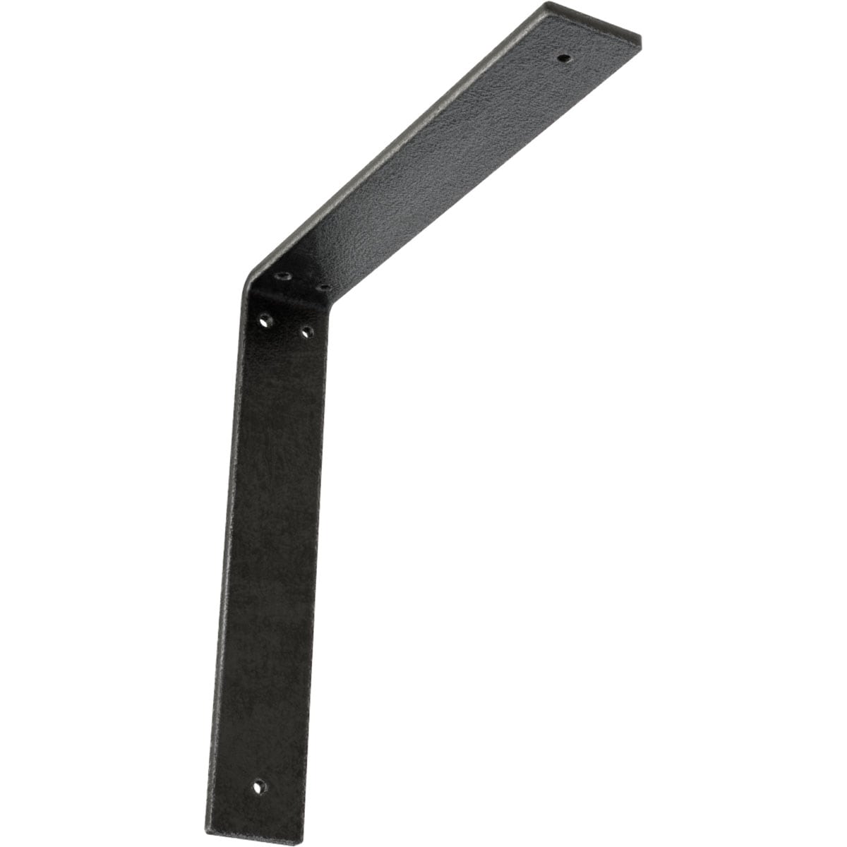 Ekena Millwork BKTM02X12X12HAAPW Hamilton 12-in x 2-in x 12-in Gray Steel Mounting bracket