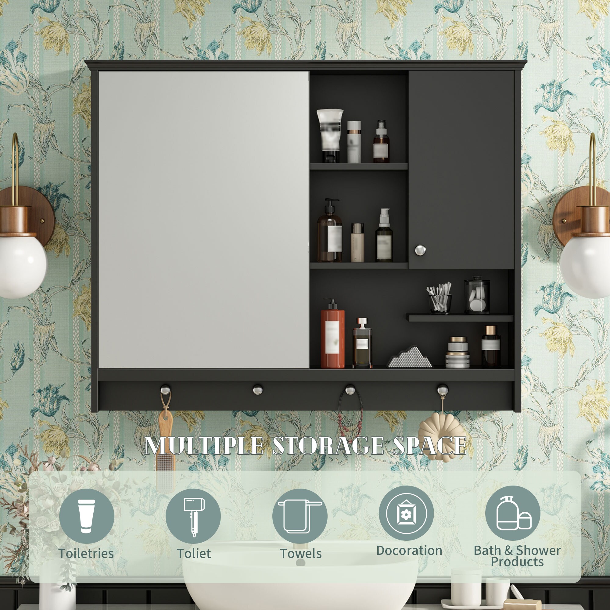 Forclover CM-N710P254924B Bathroom-Medicine-Cabinets - View #10