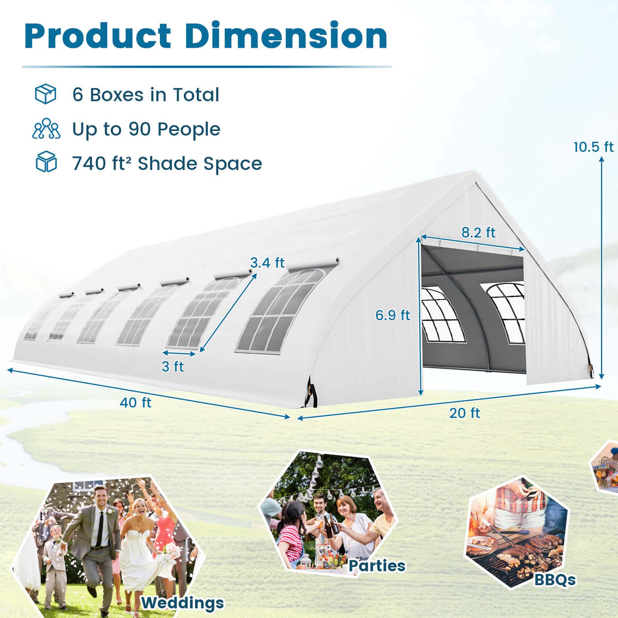 Costway HCST01568 Canopies-Sl - View #2