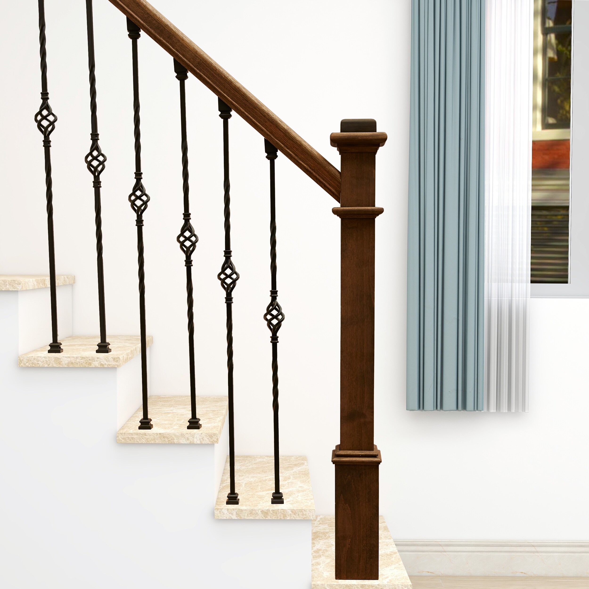 RELIABILT WGSH901SB Interior-Stairpart-Balusters - View #7