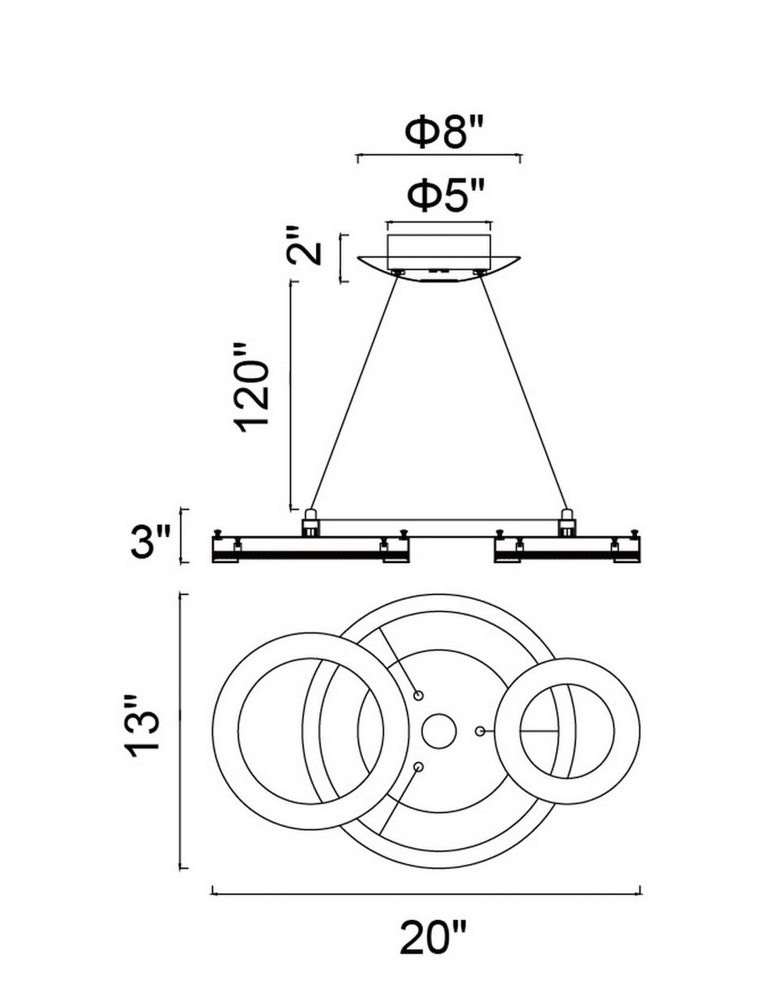 CWI Lighting 1215P20-2-625 b090015 - View #9