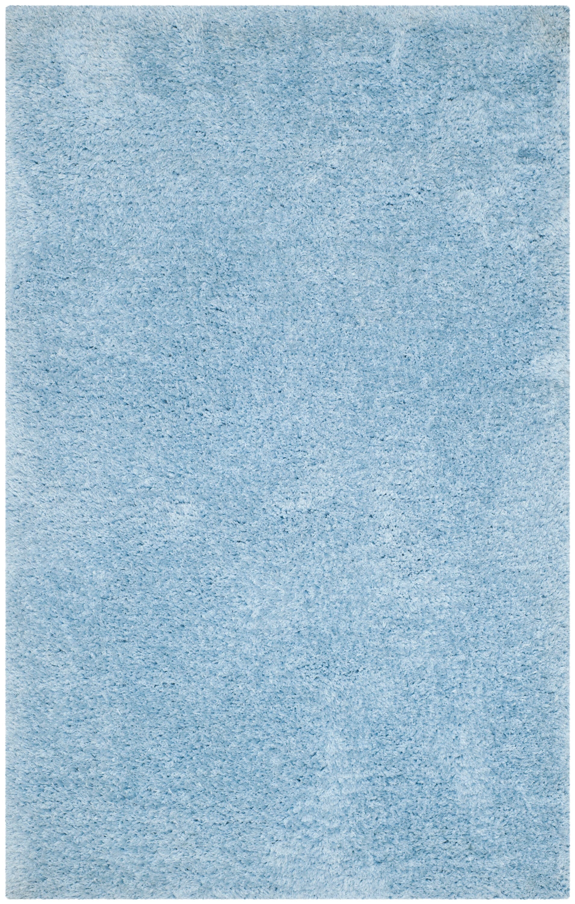  SAFAVIEH Supreme Shag Collection 4' x 6' Light Blue