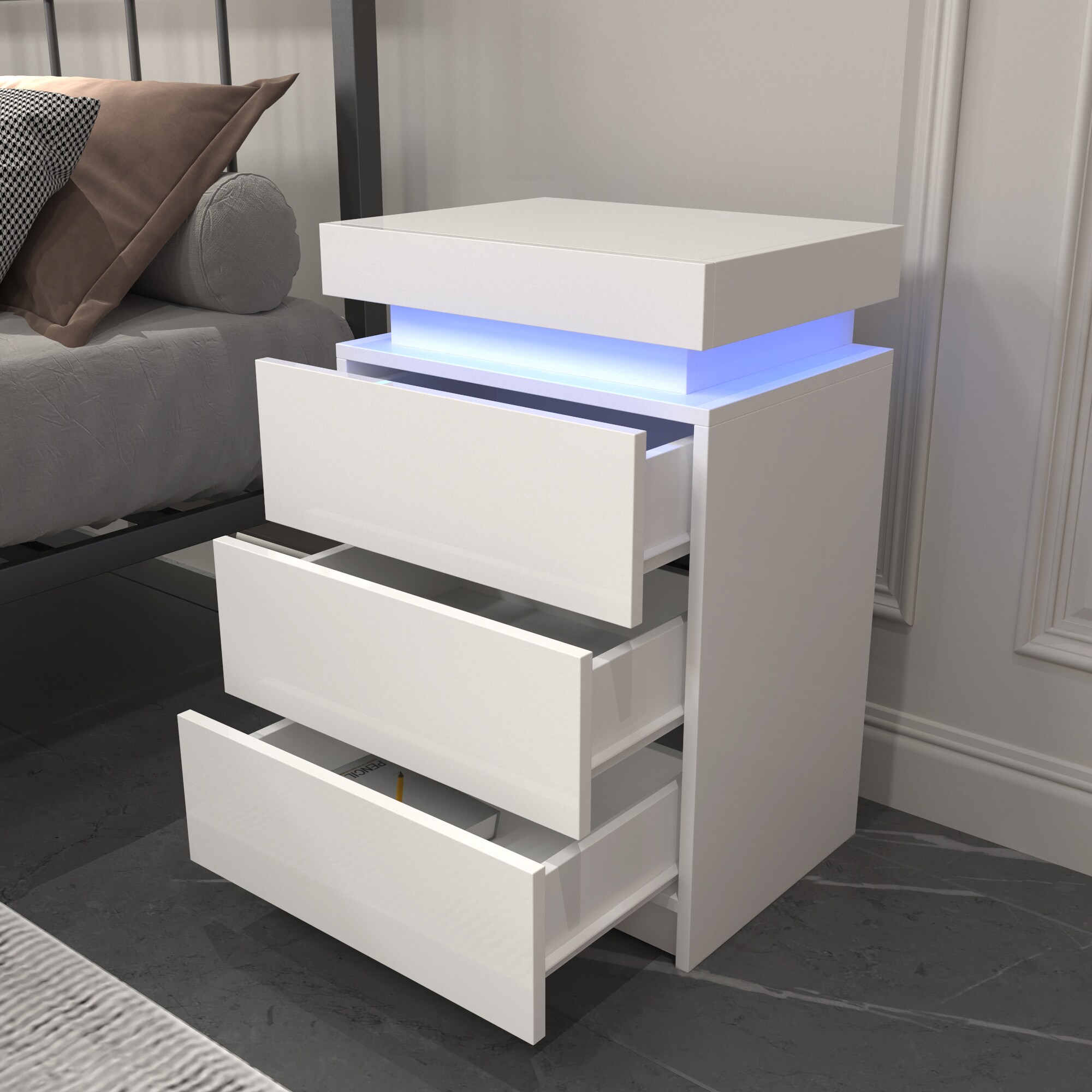 SINOFURN SYA330136BK nightstands - View #5