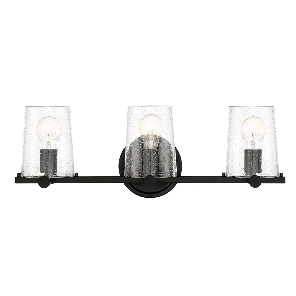 Designers Fountain Matteson 24.75-in 3-Light Matte Black Modern ...