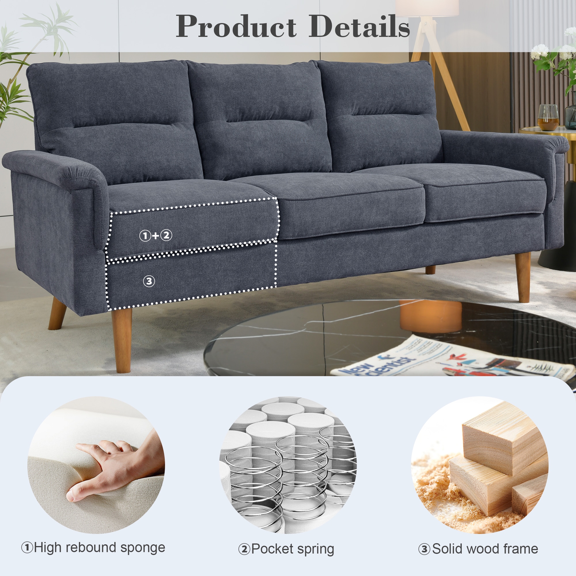 weaxty HMBNYK500 Sofas-Loveseats - View #3