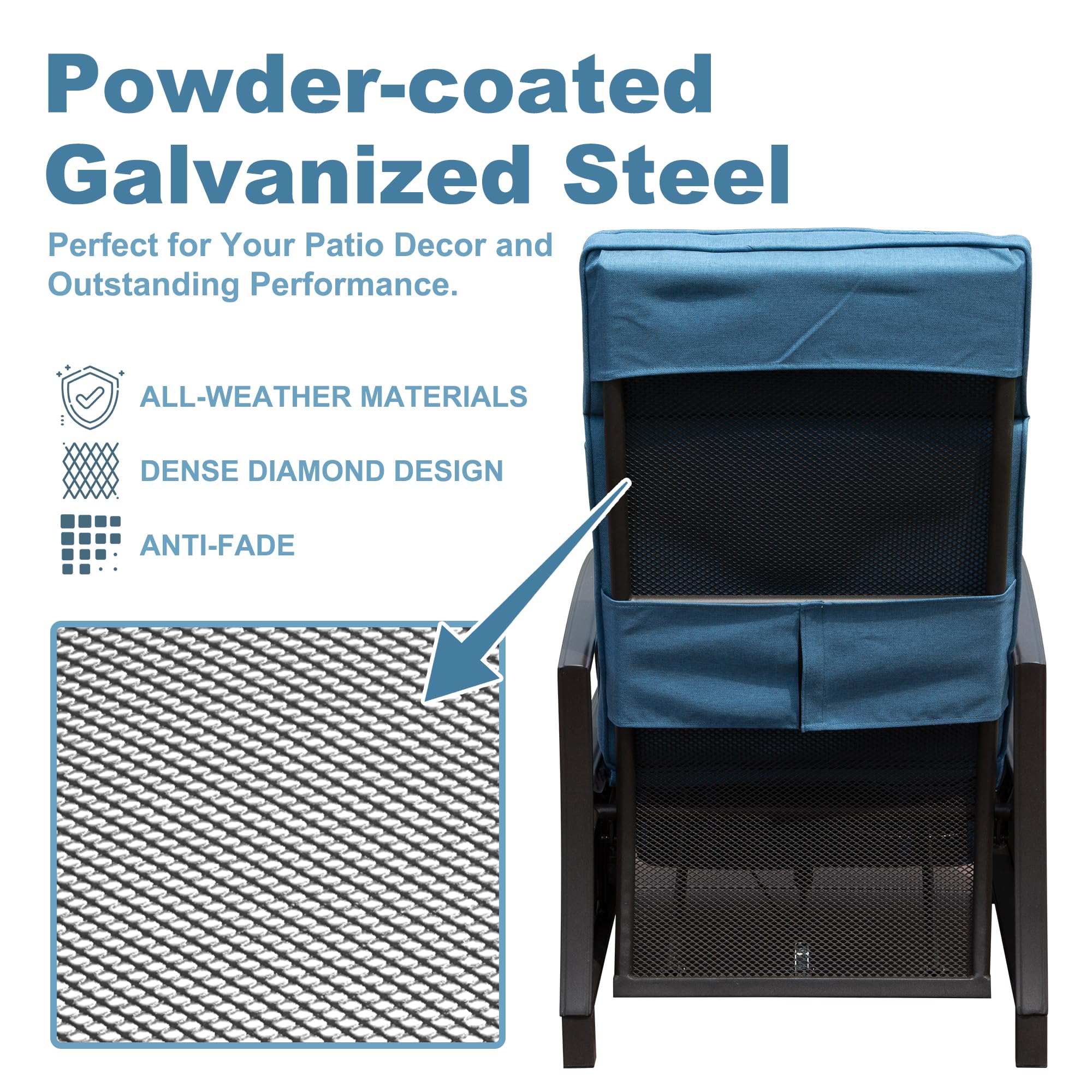 Clihome CL-CPL-96390 Patio-Chairs - View #8