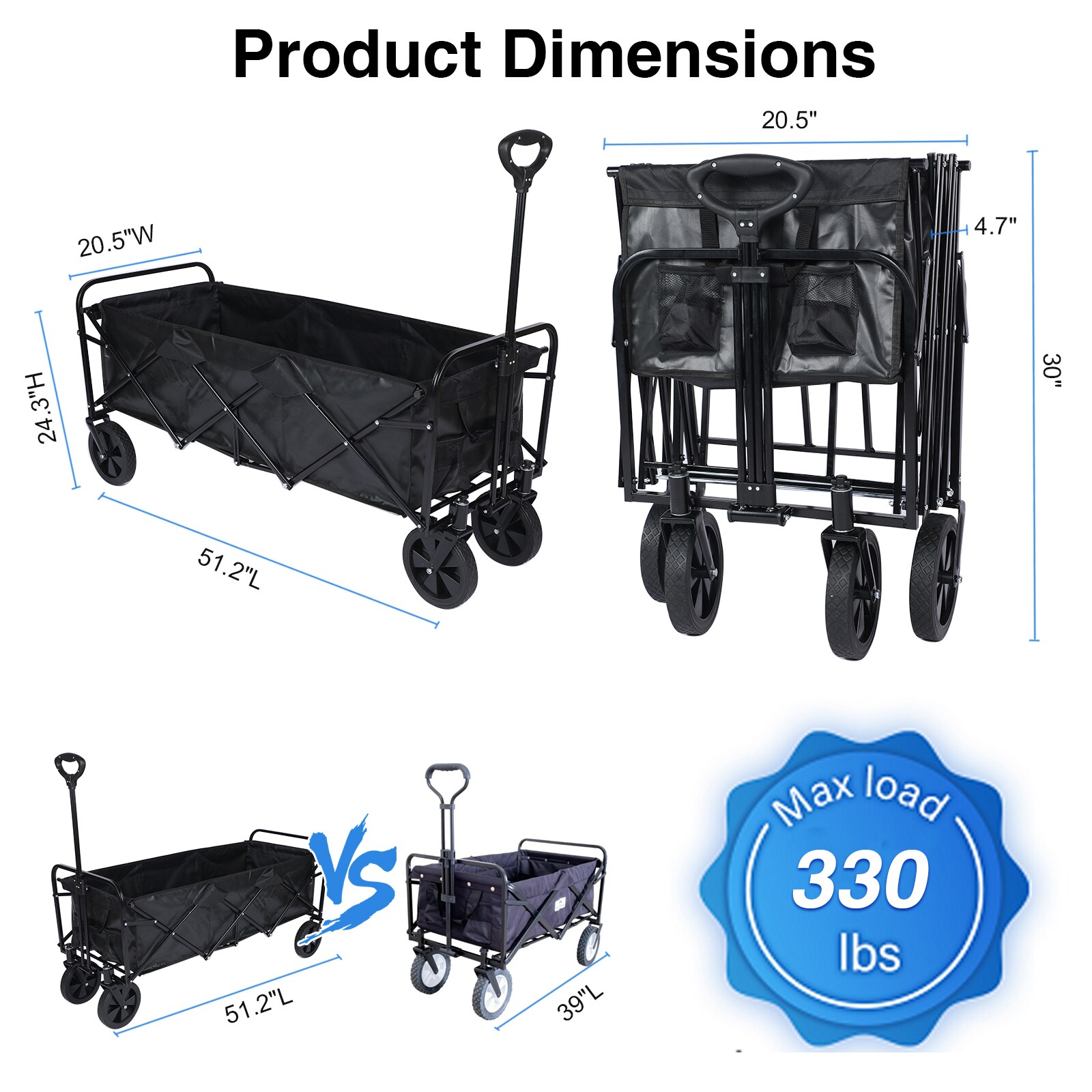 AHIOU HOME ZAAHG-83316C Yard-Carts - View #10