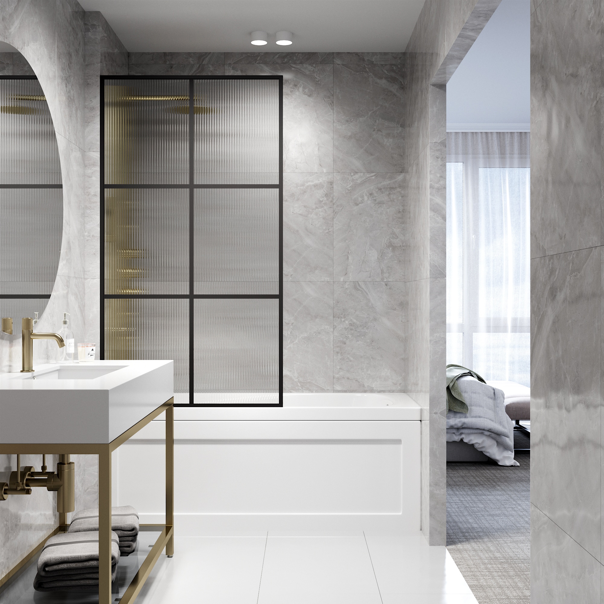 VIGO VG6091MBFL3462 Bathtub-Doors - View #6