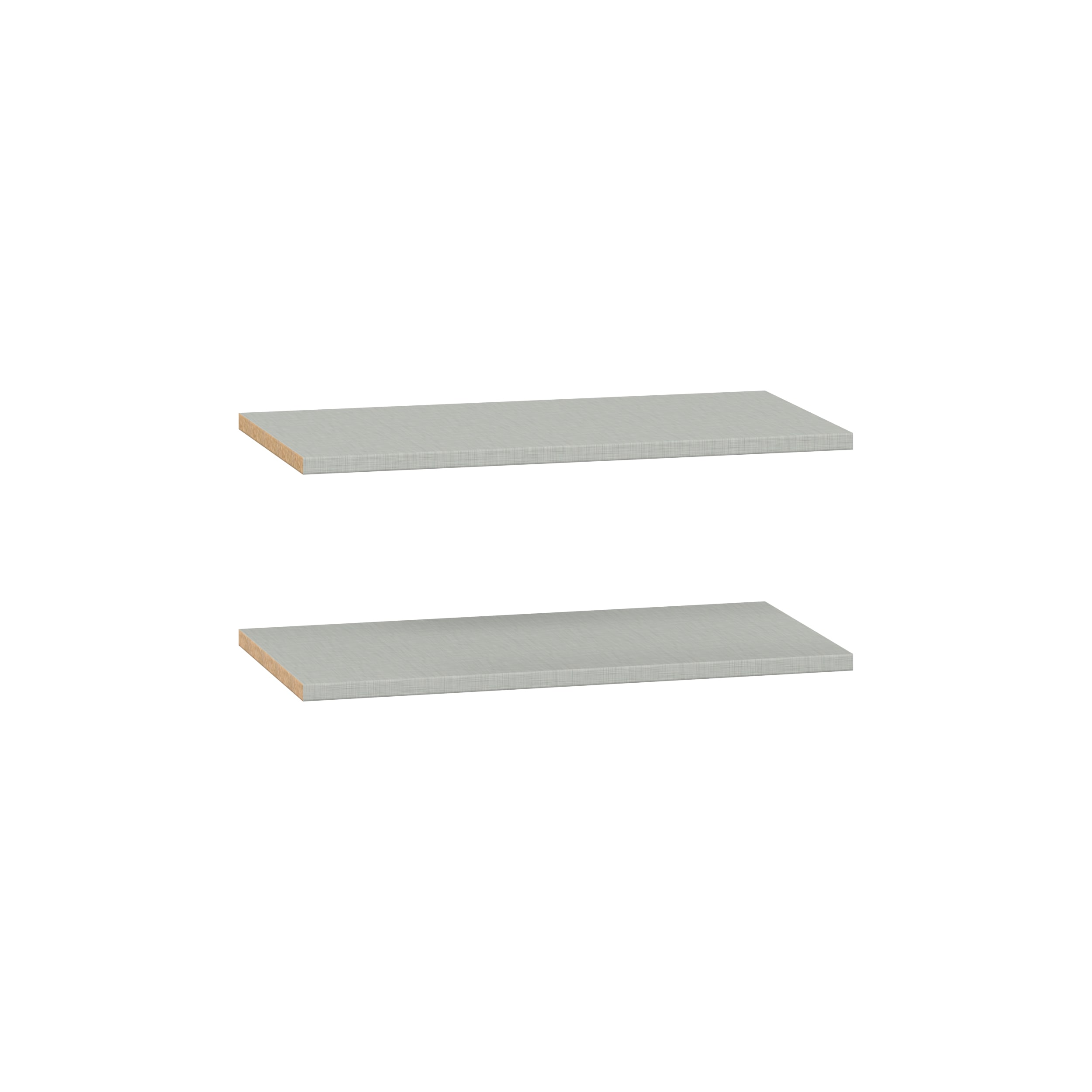 Hugo&Borg DSSHL-2714 Cabinet shelf kit 25.44-in W x 0.75-in H x 12.88-in D Light Gray