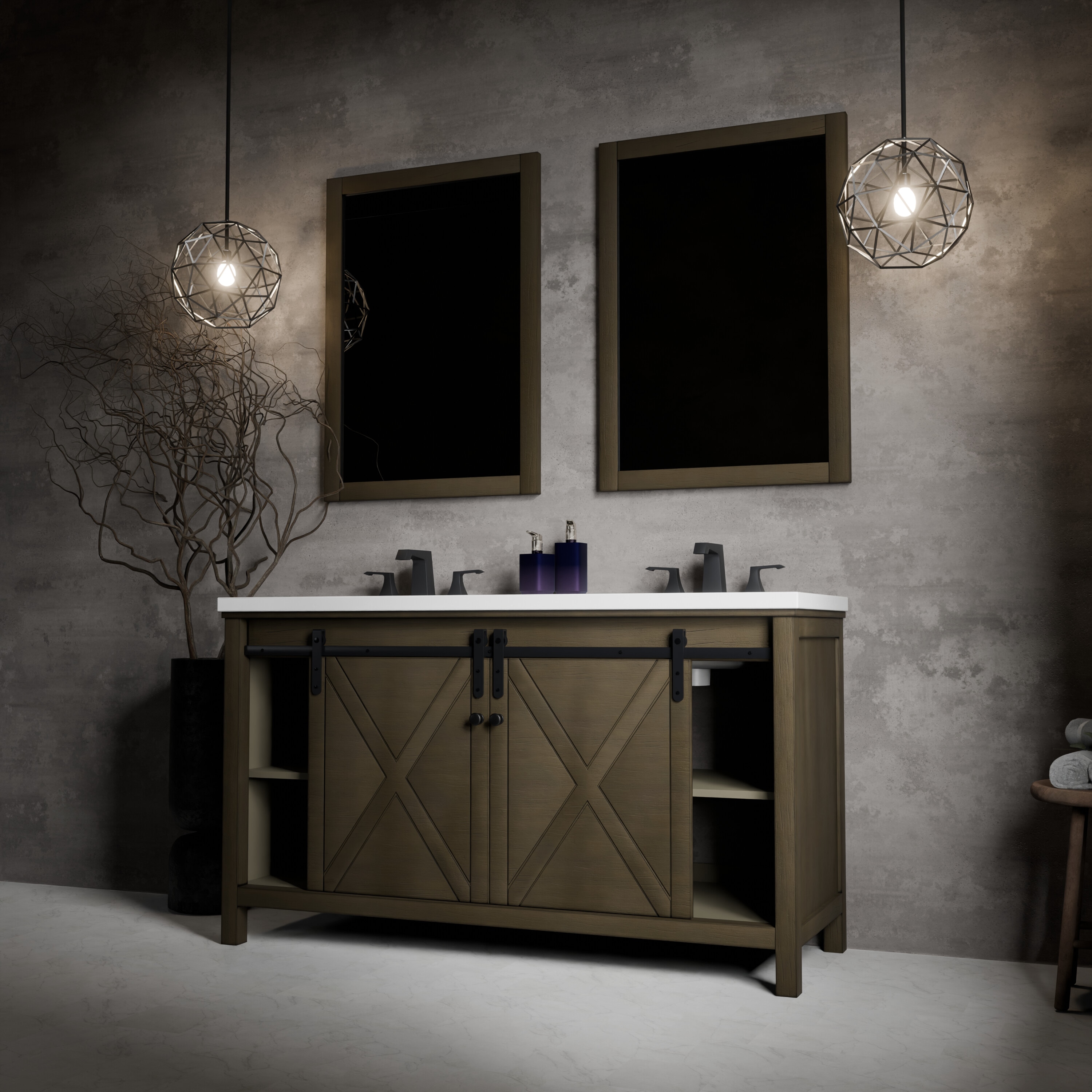 Lexora LVM60DK311 Bath-Vanity-Combo - View #4