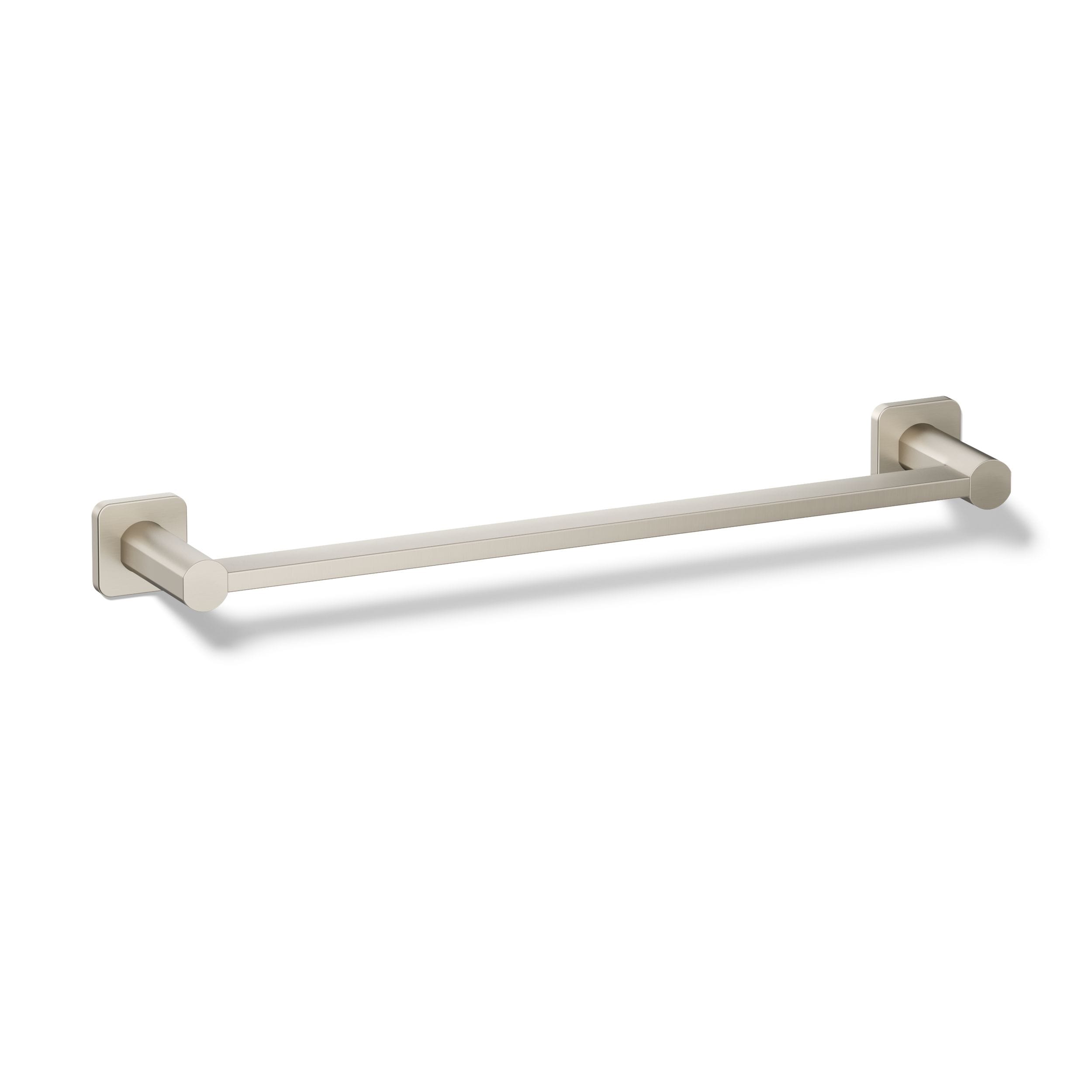 KOHLER Parallel 24-in Vibrant Brushed Nickel Wall-mount Single Towel Bar