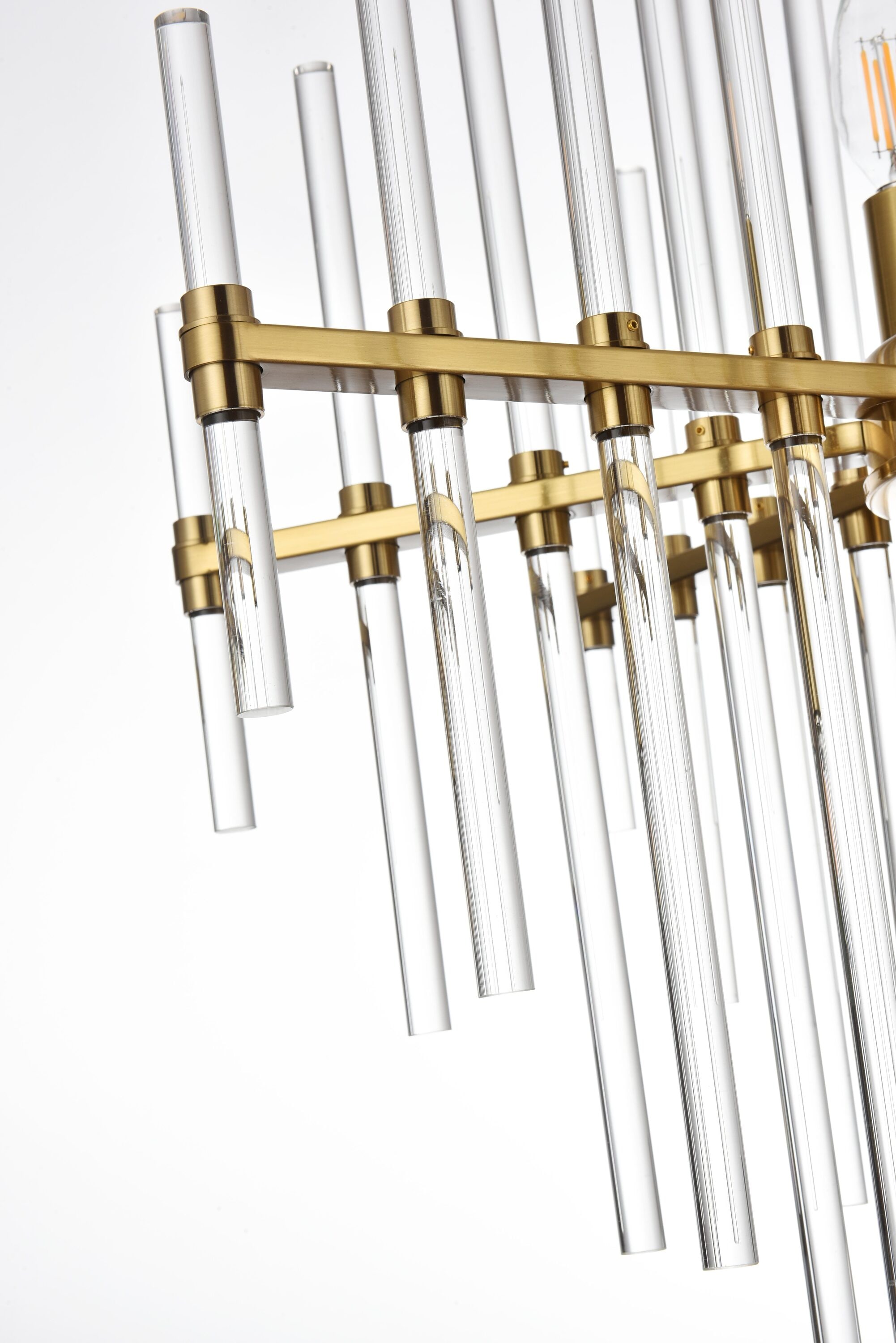 Sienna Gold 6-Light Crystal Pendant Chandelier