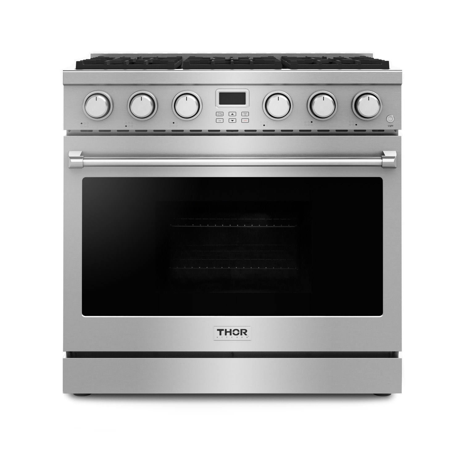 Thor Kitchen 30-in 4 Burners 4.2-cu ft Freestanding Natural Gas Range  (Stainless Steel) in the Single Oven Gas Ranges department at
