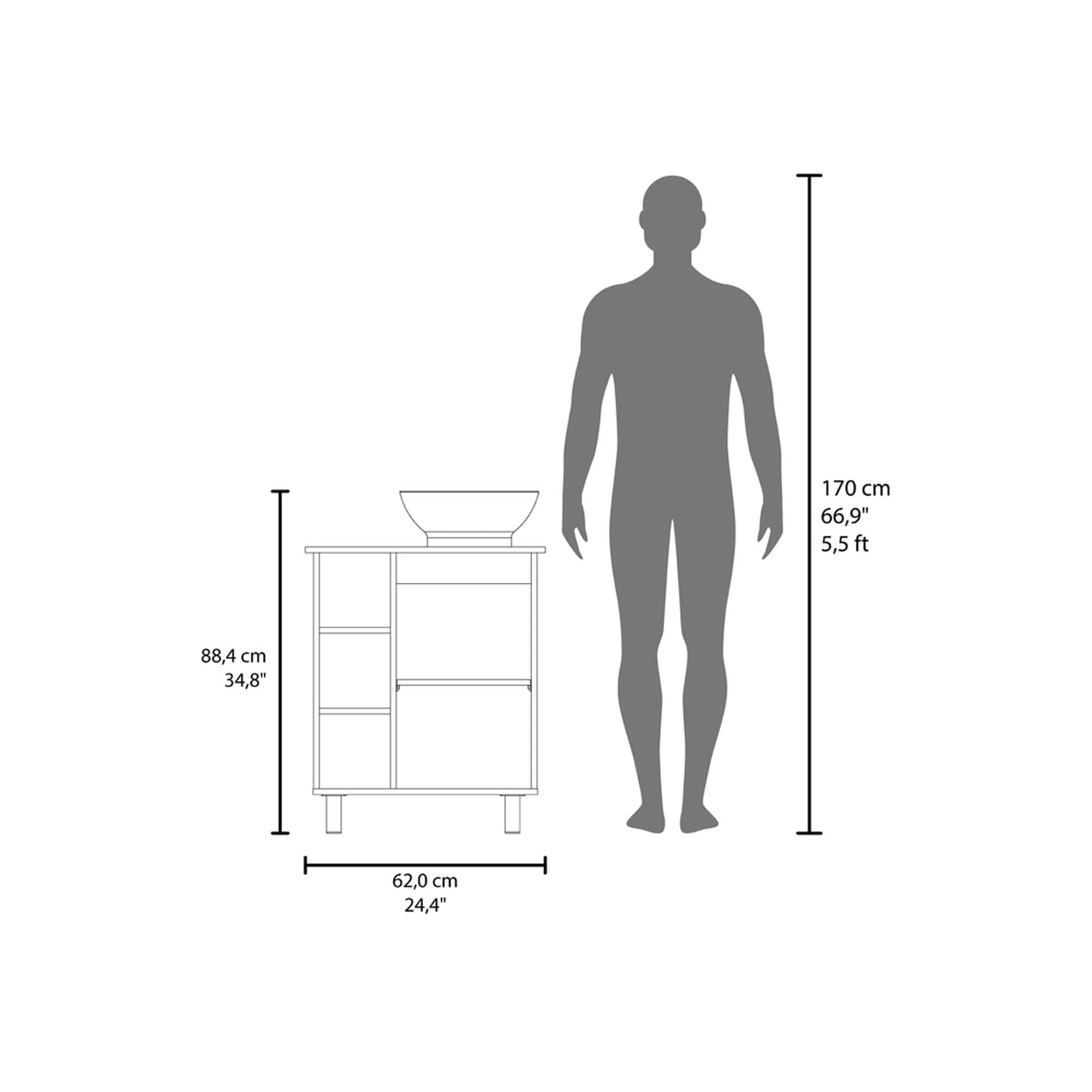 Vorene J-IDEF524VTCK8 Bath-Vanity-Combo - View #7