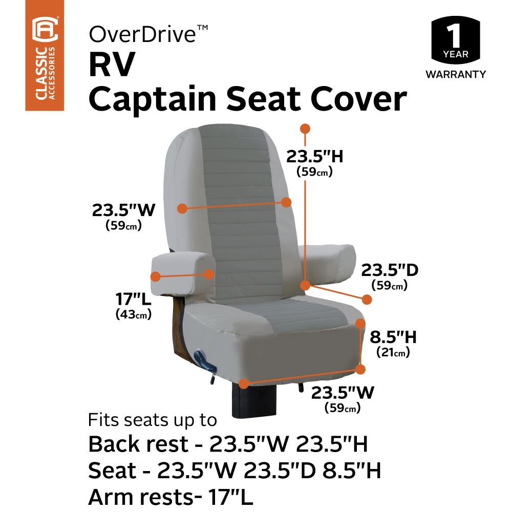 Classic Accessories OverDrive RV Captain Seat Cover 