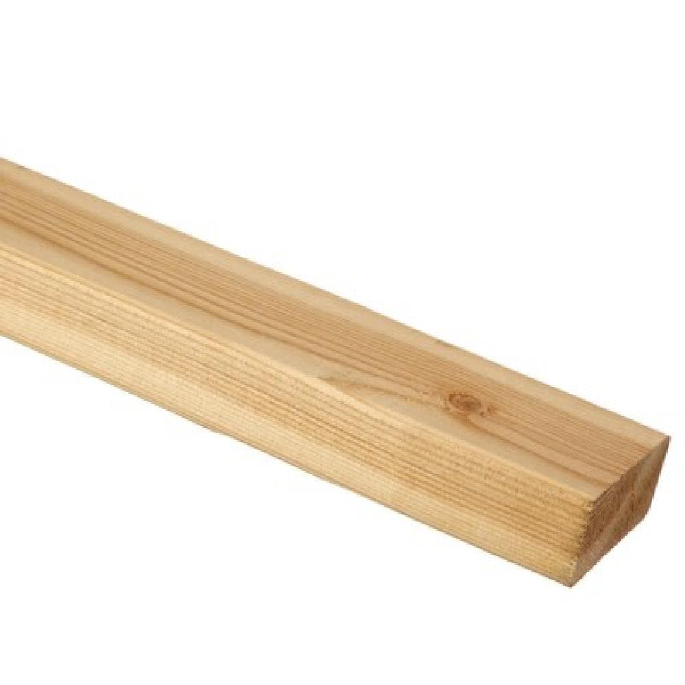  W220412 2-in x 4-in x 12-ft #2 S4S Southern Yellow Pine Kiln-Dried Lumber