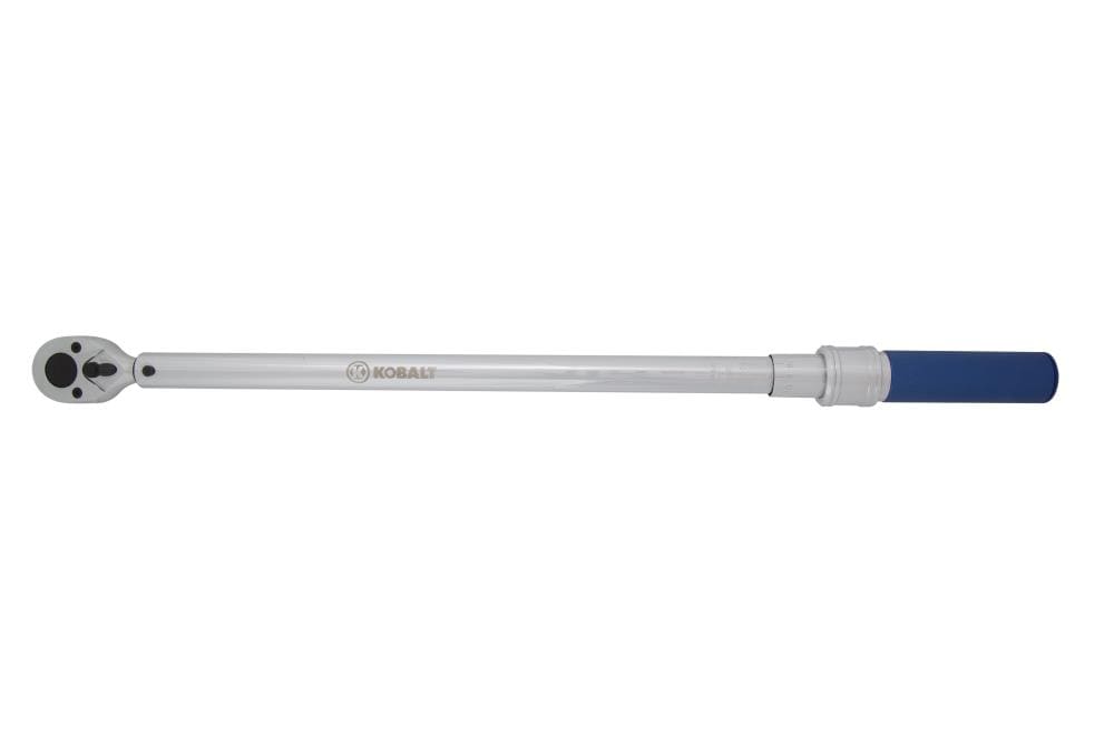 Kobalt 1/2-in Drive Click Torque Wrench (50-ft lb to 250-ft lb) in the