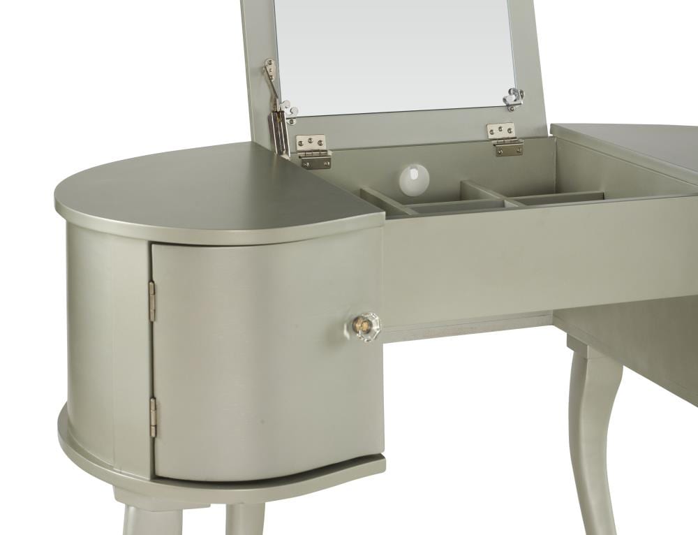 Linon 580425SIL01U Bedroom-Vanities - View #4
