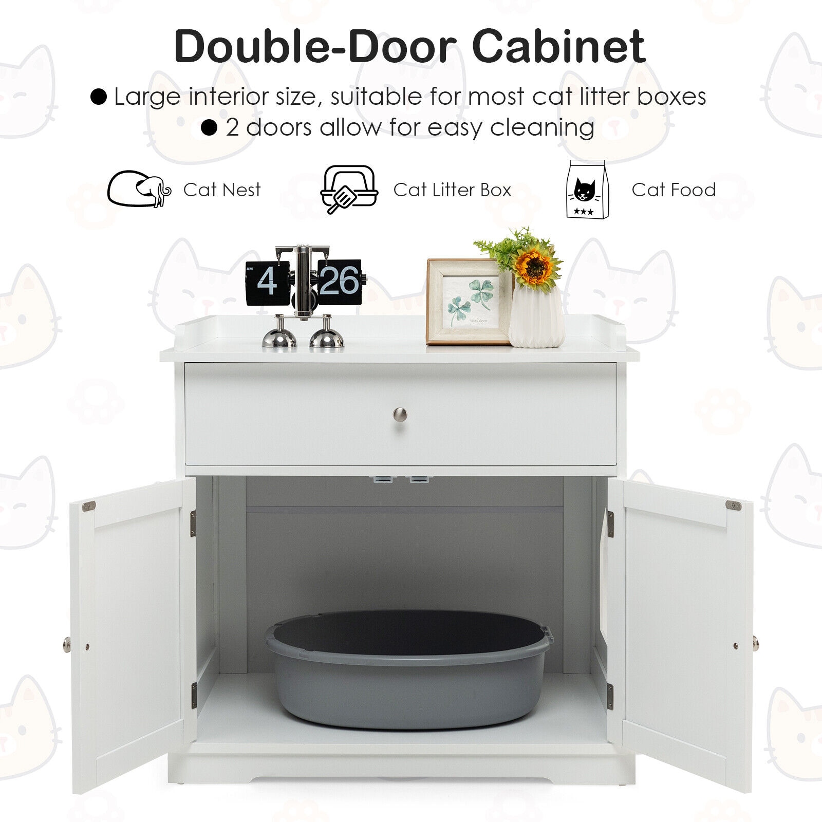 LIVIZA CTJ10009WH Litter-Boxes - View #6