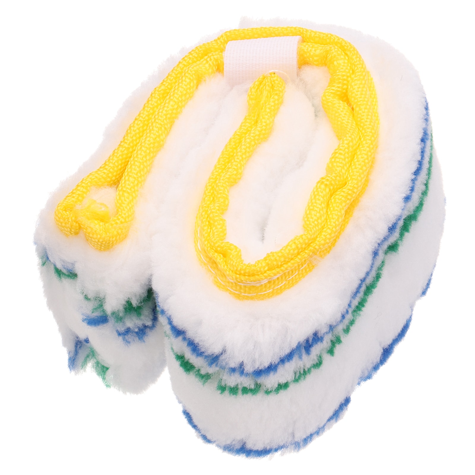Unique Bargains Microfiber Scrubber Replacement Head 9.84 Inch for Window Glass Marble Wall Home Bathroom Blue/Green