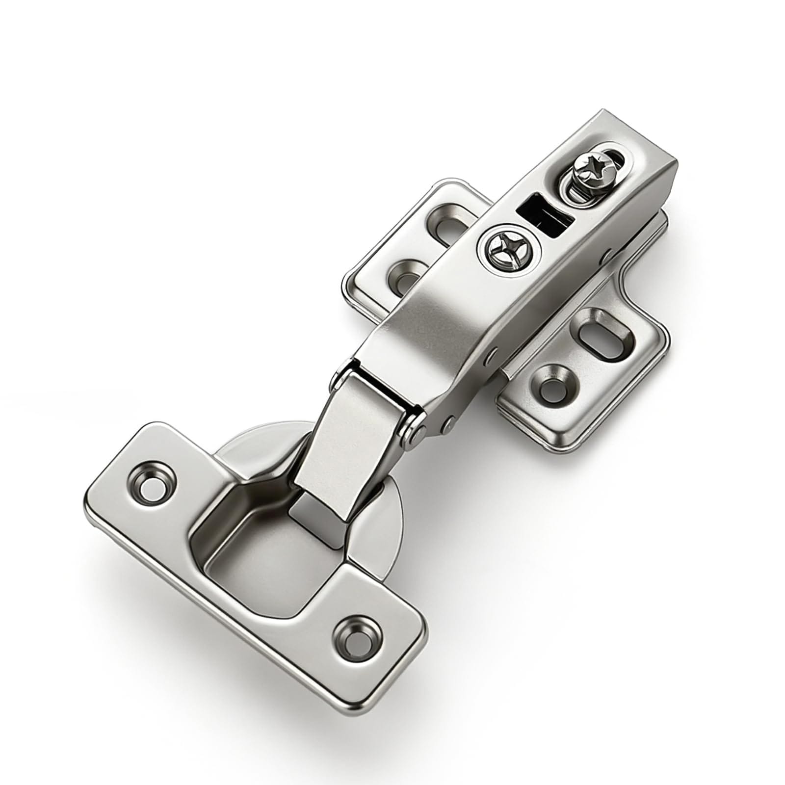 Etokfoks  10 Pack European Series Frameless Cabinet 105 Degree Soft Close Concealed Hinges Adjustable Heavy Duty Nickel