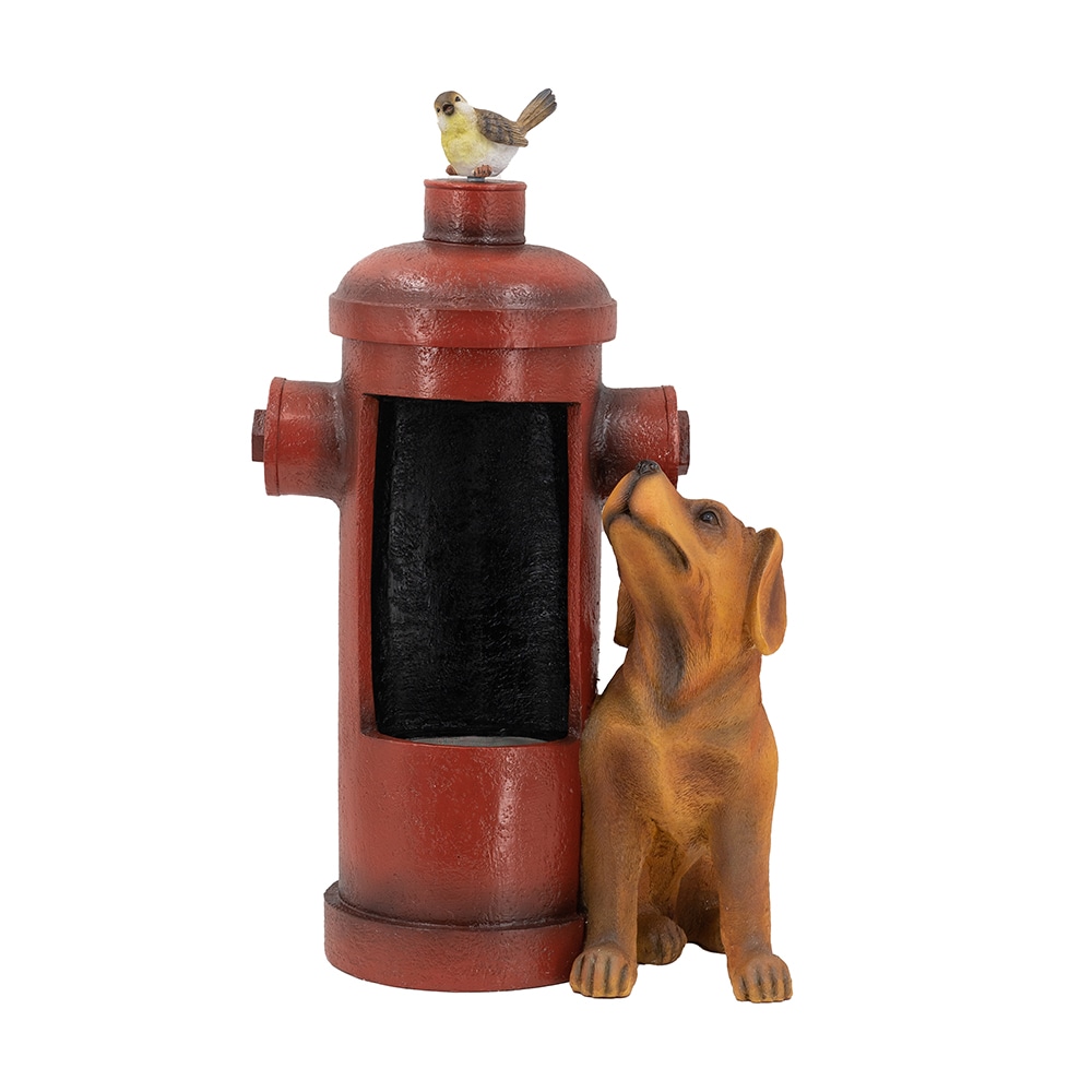 ZAKLOOP WU2078P178884 26.8-Inches H x 11-Inches W Red Garden Statue
