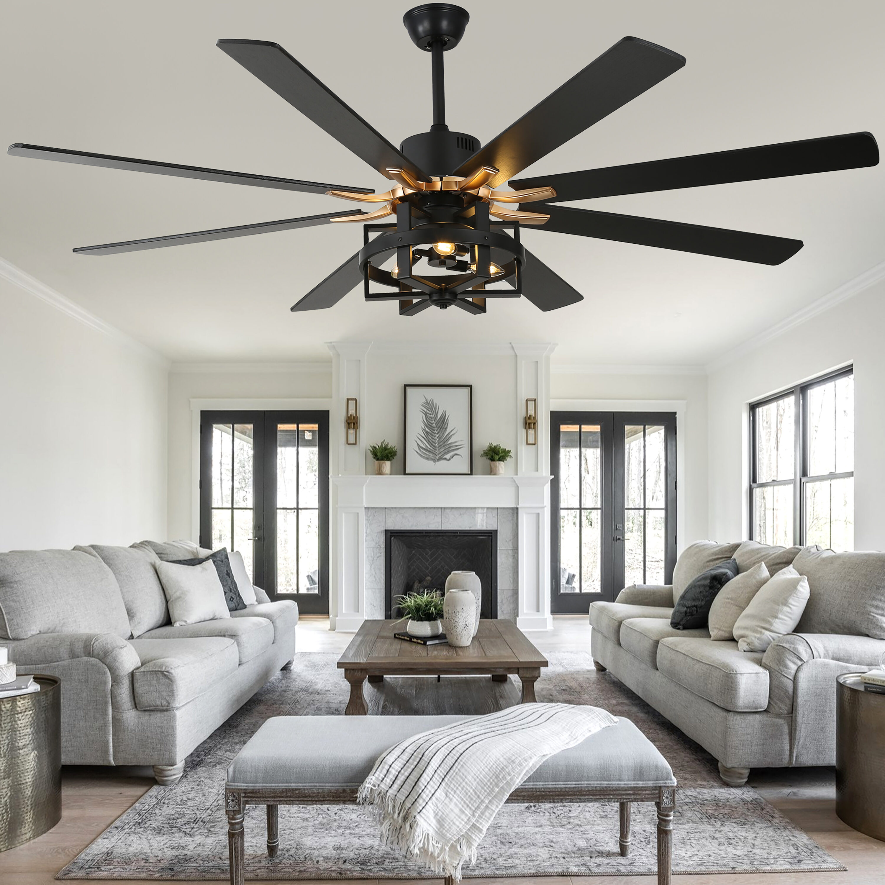Cusp Barn DC6501-B Ceiling-Fans - View #2