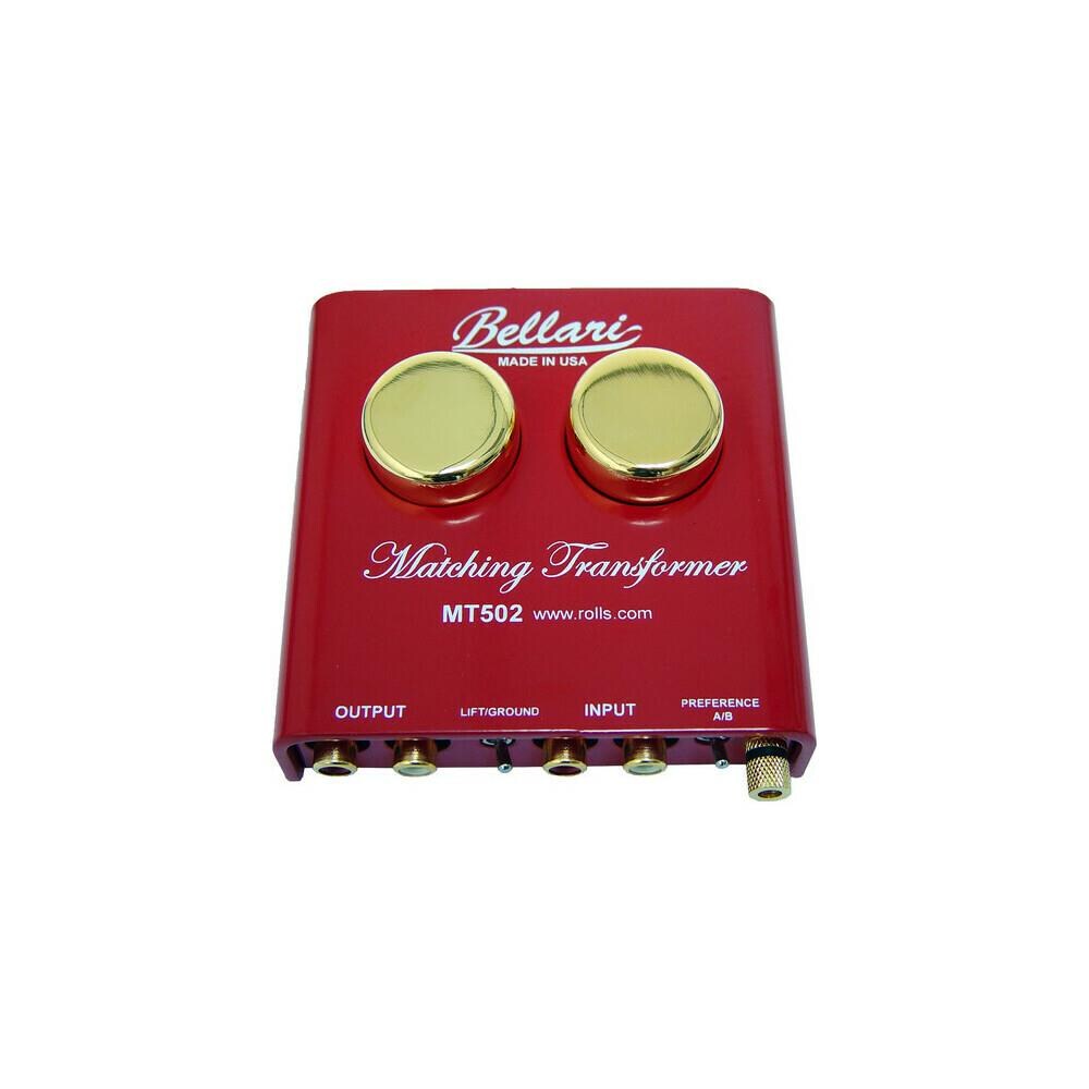 Rolls TNSR4968  MT502 Bellari Step-Up Transformer for Turntables with Moving Coil Cartridges